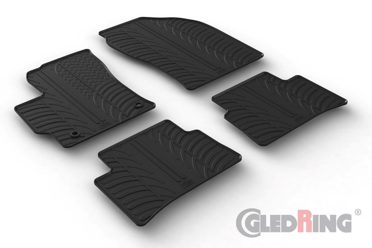 AZUGA Auto-Fußmatten Gummi-Fußmatten passend für Toyota Corolla Schrägheck ab 2019, für Toyota Corolla 3-/5-türer Schrägheck