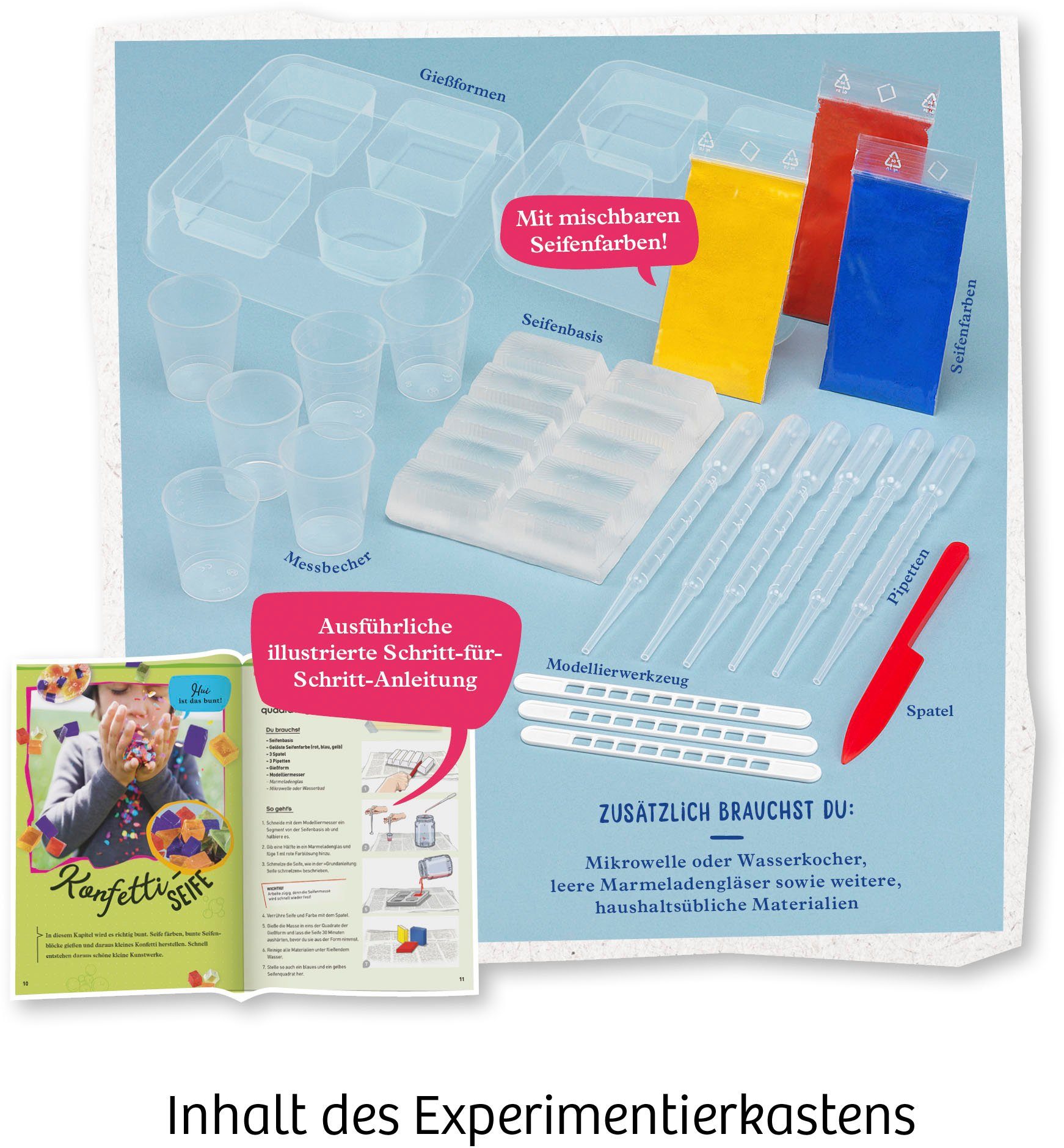 Kosmos Experimentierkasten Seifen-Atelier, Made in Germany