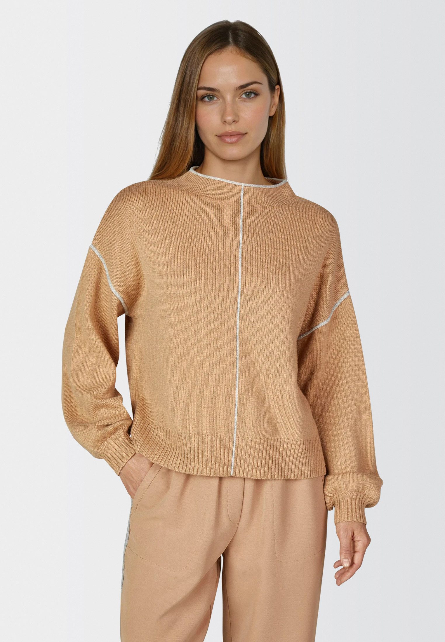 MARC AUREL Stehkragenpullover