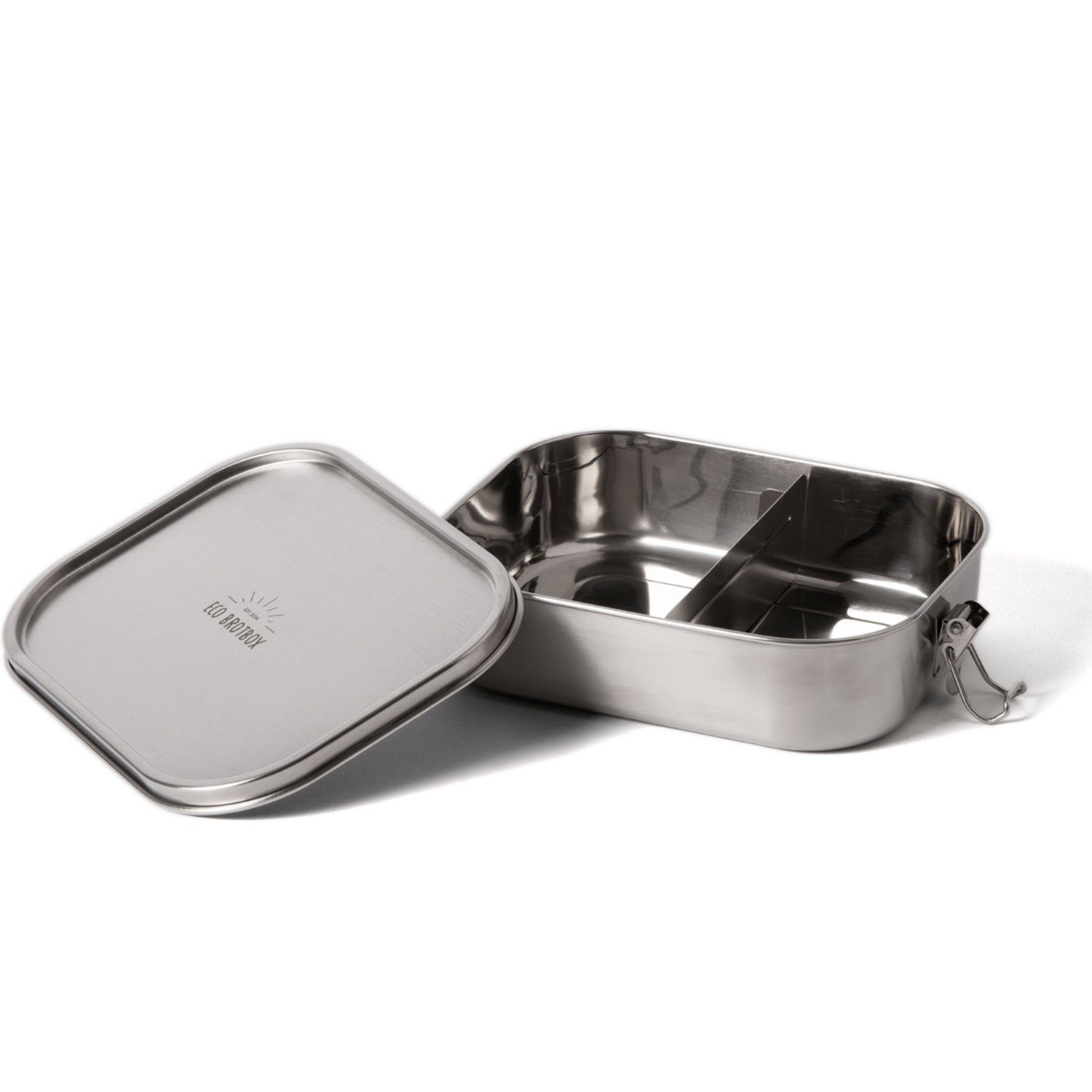 ECO Brotbox Lunchbox Brotbox Bento Flex + Edelstahl 1300 ml, Edelstahl