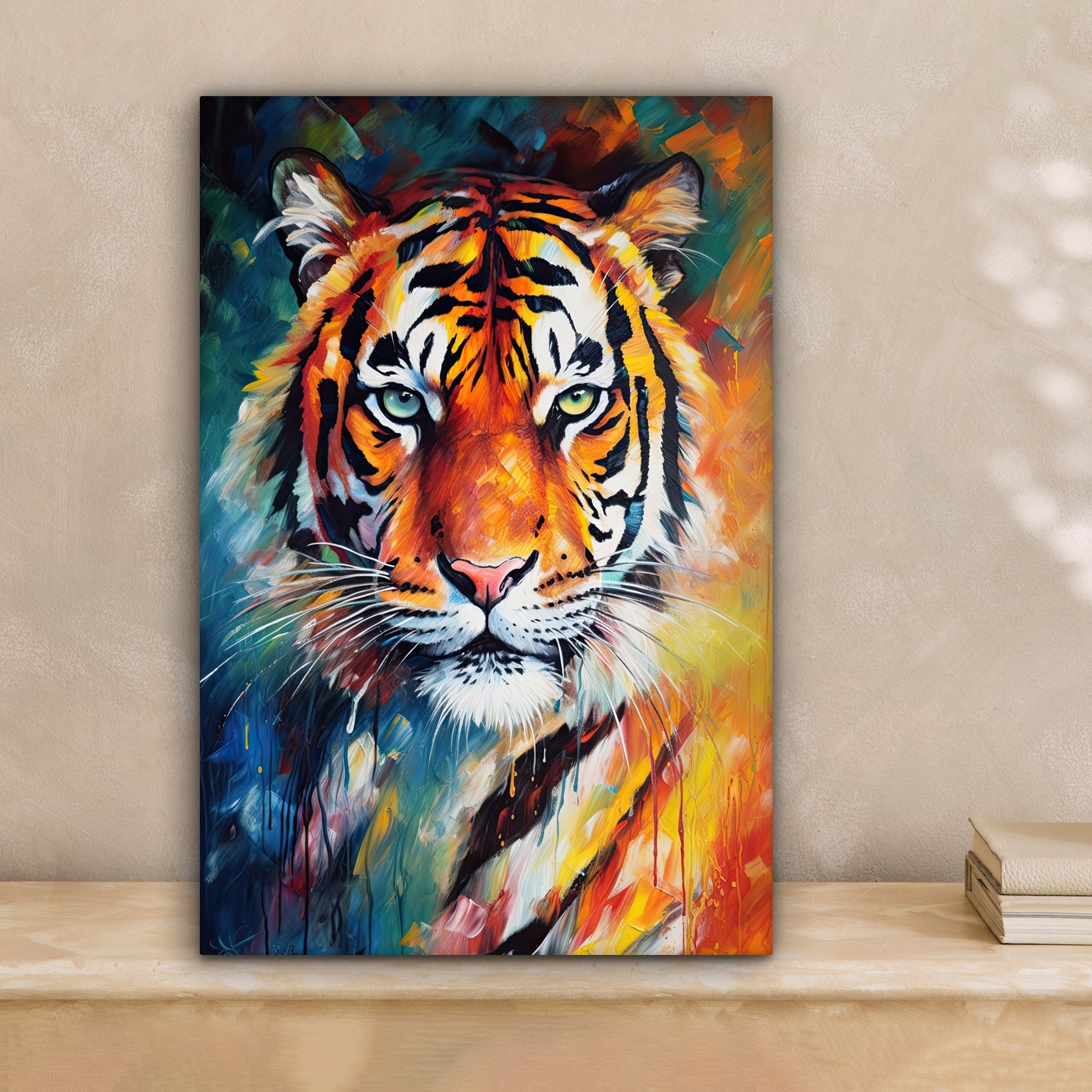 OneMillionCanvasses® Leinwandbild Tiger - Tiere - günstig online kaufen