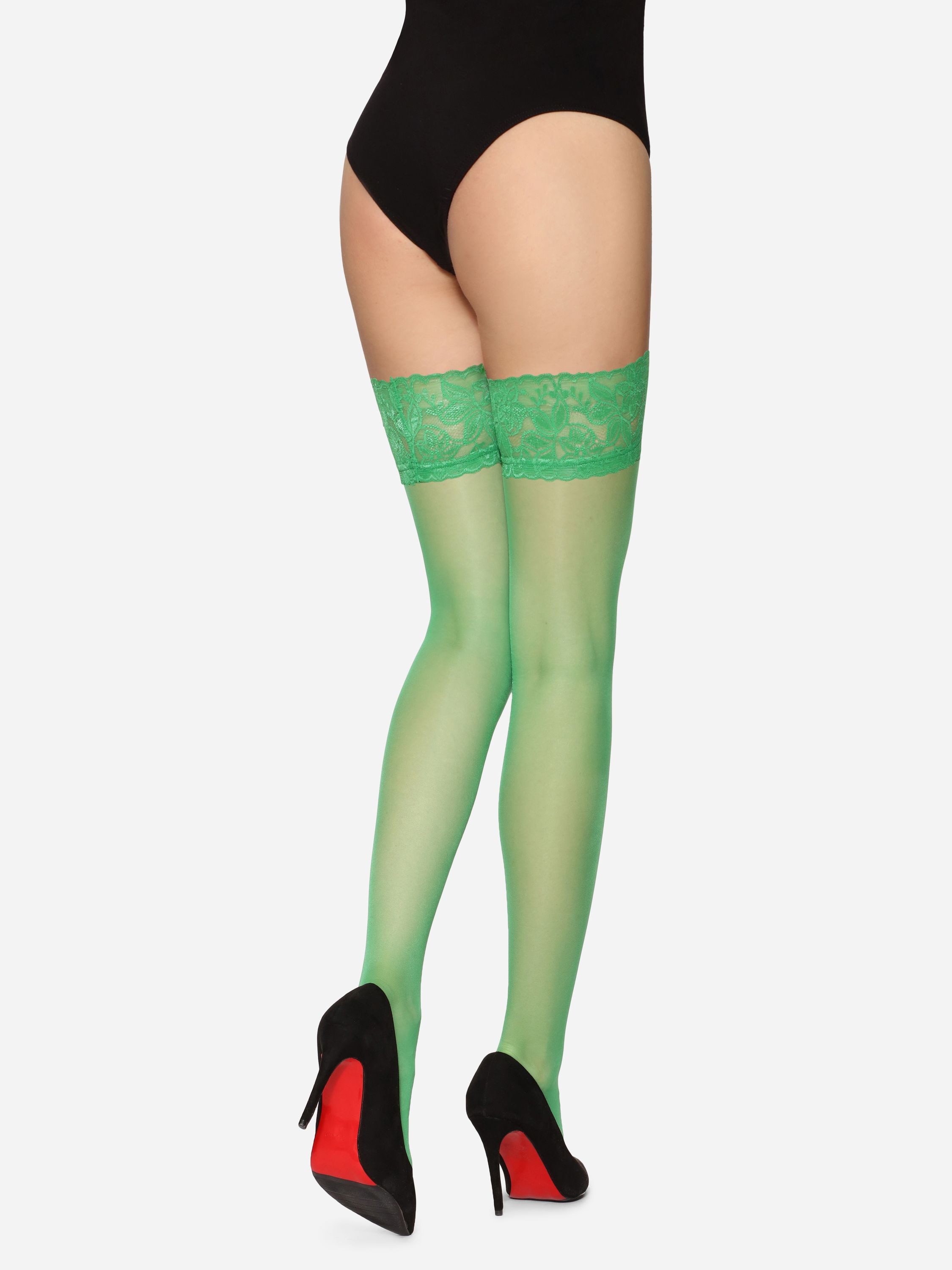 Merry Style Halterlose Strümpfe Damen transparent MS 200 15 DEN