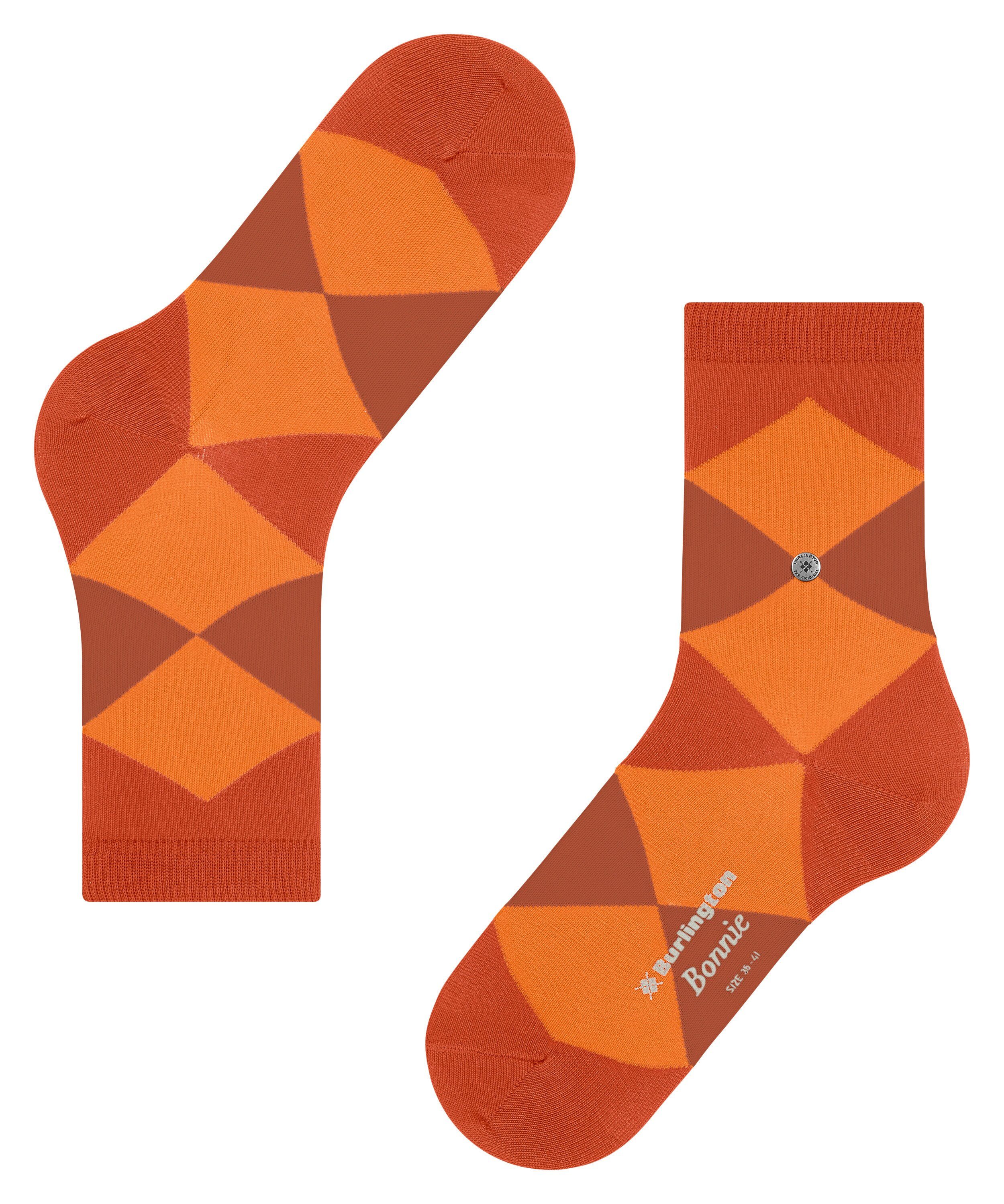 Bonnie Socken ziegel (1-Paar) Burlington (8095)