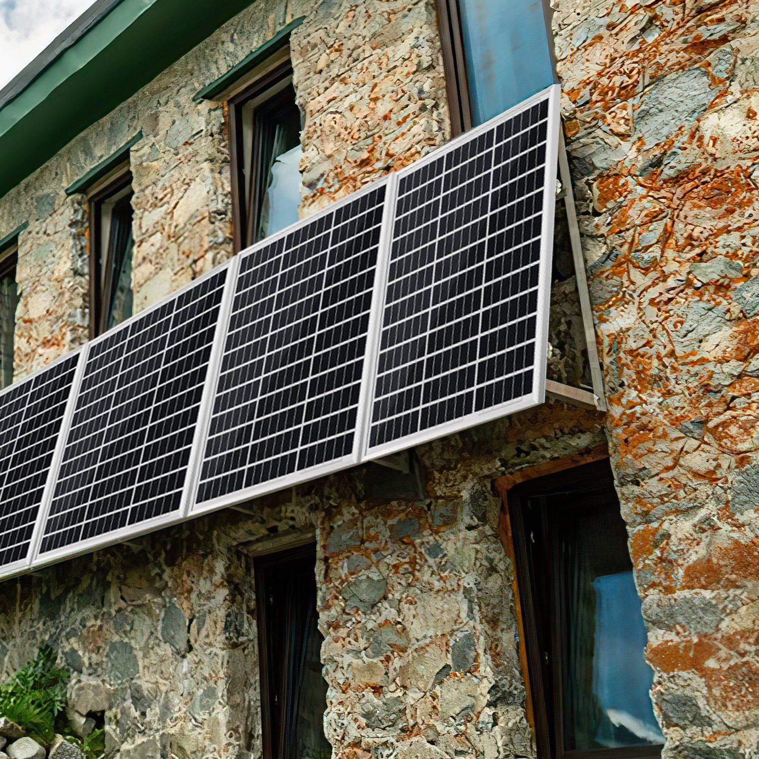 Solaranlage, 100 12V Solaranlage 100W W Solarmodul,Solarzelle, Solarpanel Lospitch