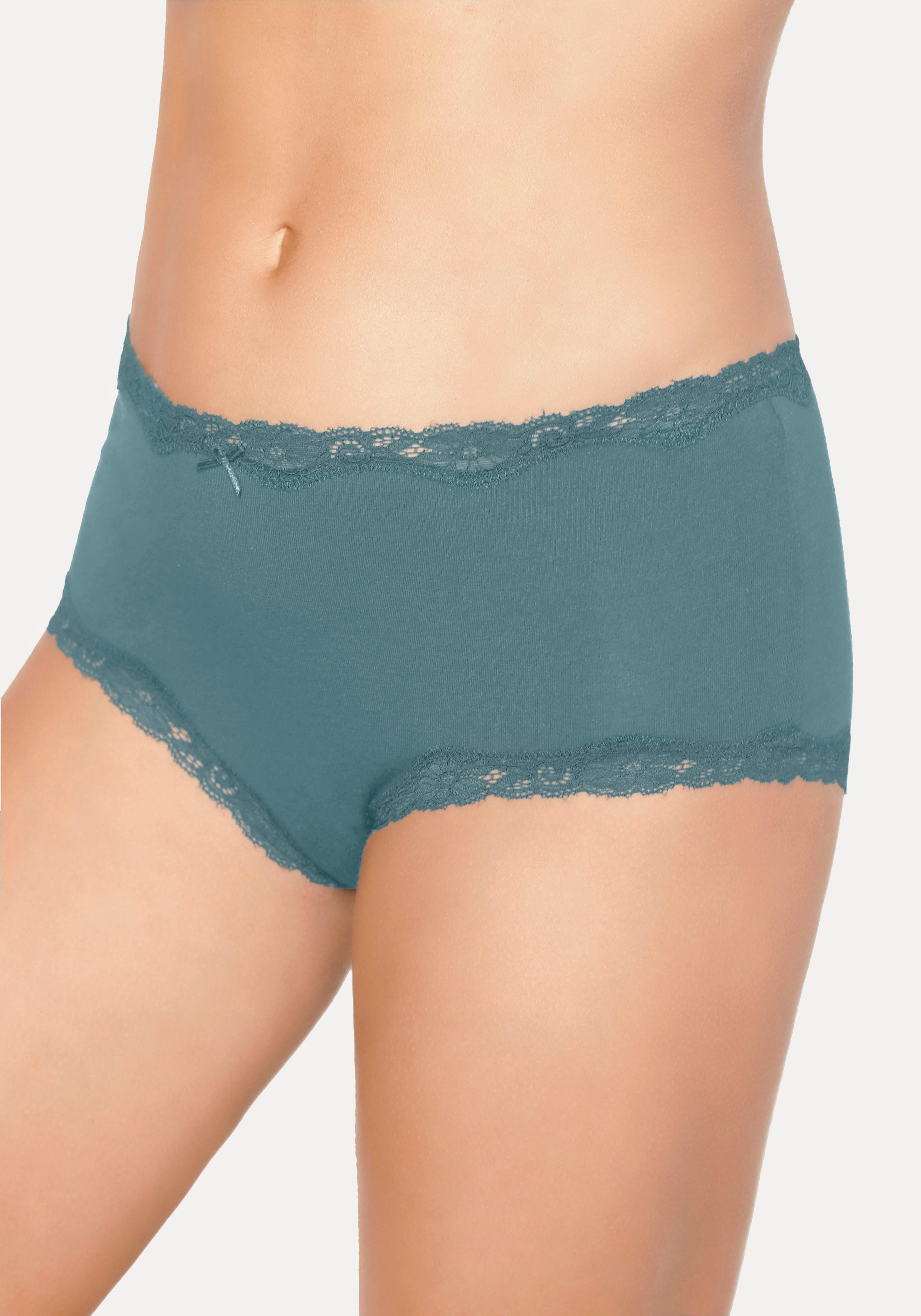 Vivance by Lascana Panty (5er-Pack) aus elastischer Baumwolle, unifarbene Optik – Bild 2 von 5