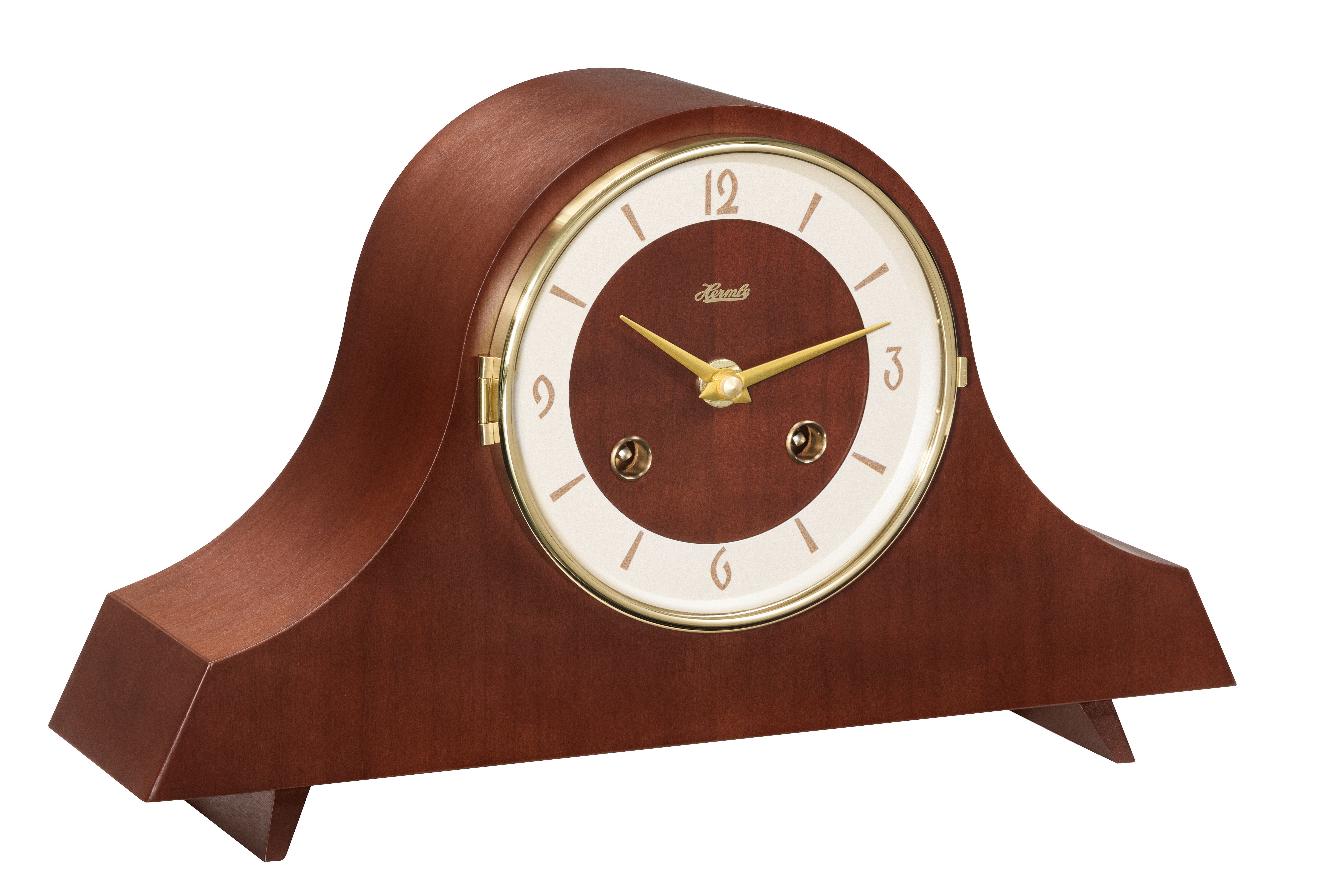 Hermle Tischuhr Retro Design mechansich 8-Tage 1/2 Stunden Schlag nicht abstellbar