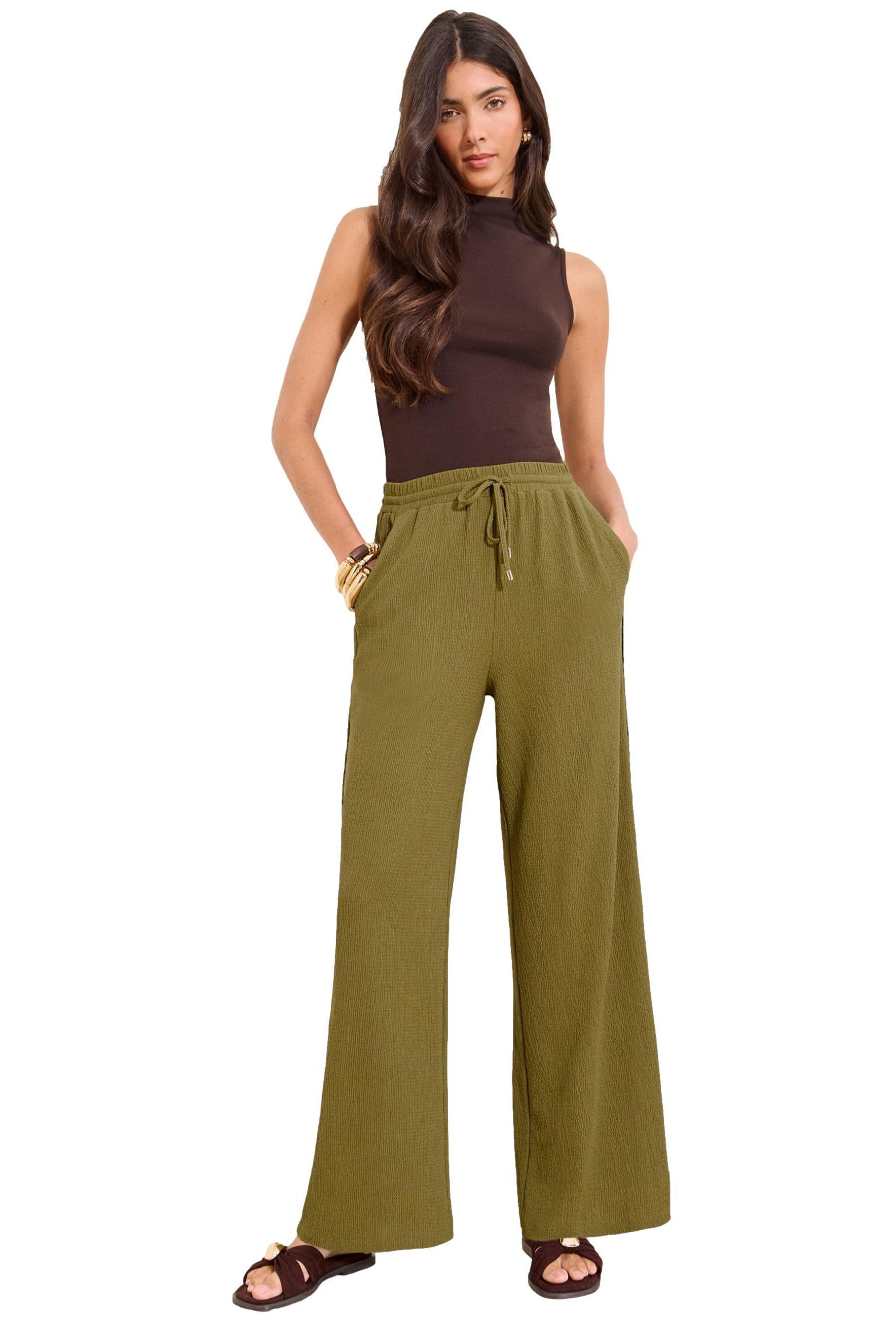 Stoffhose Lipsy Hose in Knitteroptik, Regular