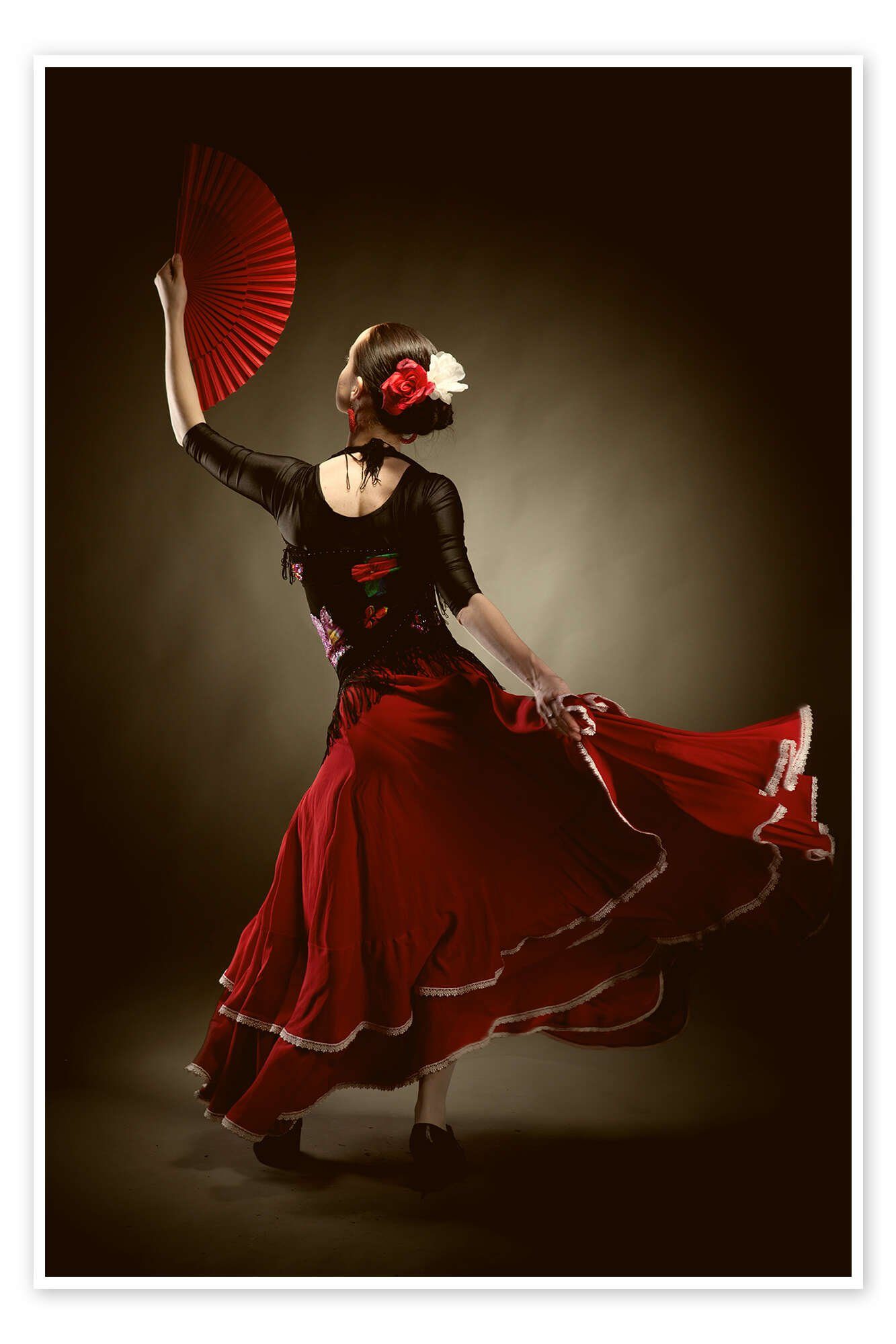 Posterlounge Poster Editors Choice, Flamenco-Tänzerin, Fotografie