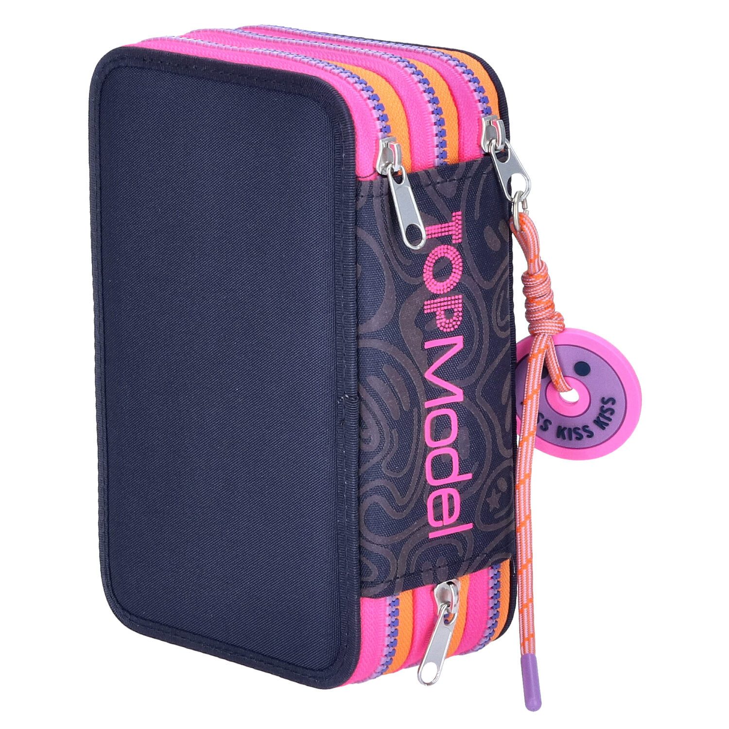 Depesche Geldbörse Depesche 3-Fach Federtasche TOPModel NIGHT LIGHT dunkelblau