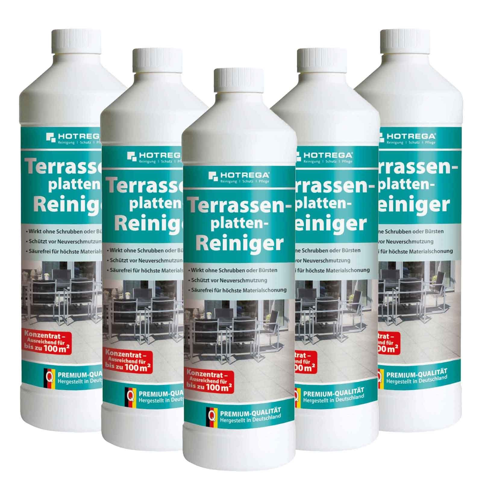 HOTREGA® Terrassenplatten Reiniger Terrasse Balkon reinigen x 1L Konzentrat Universalreiniger