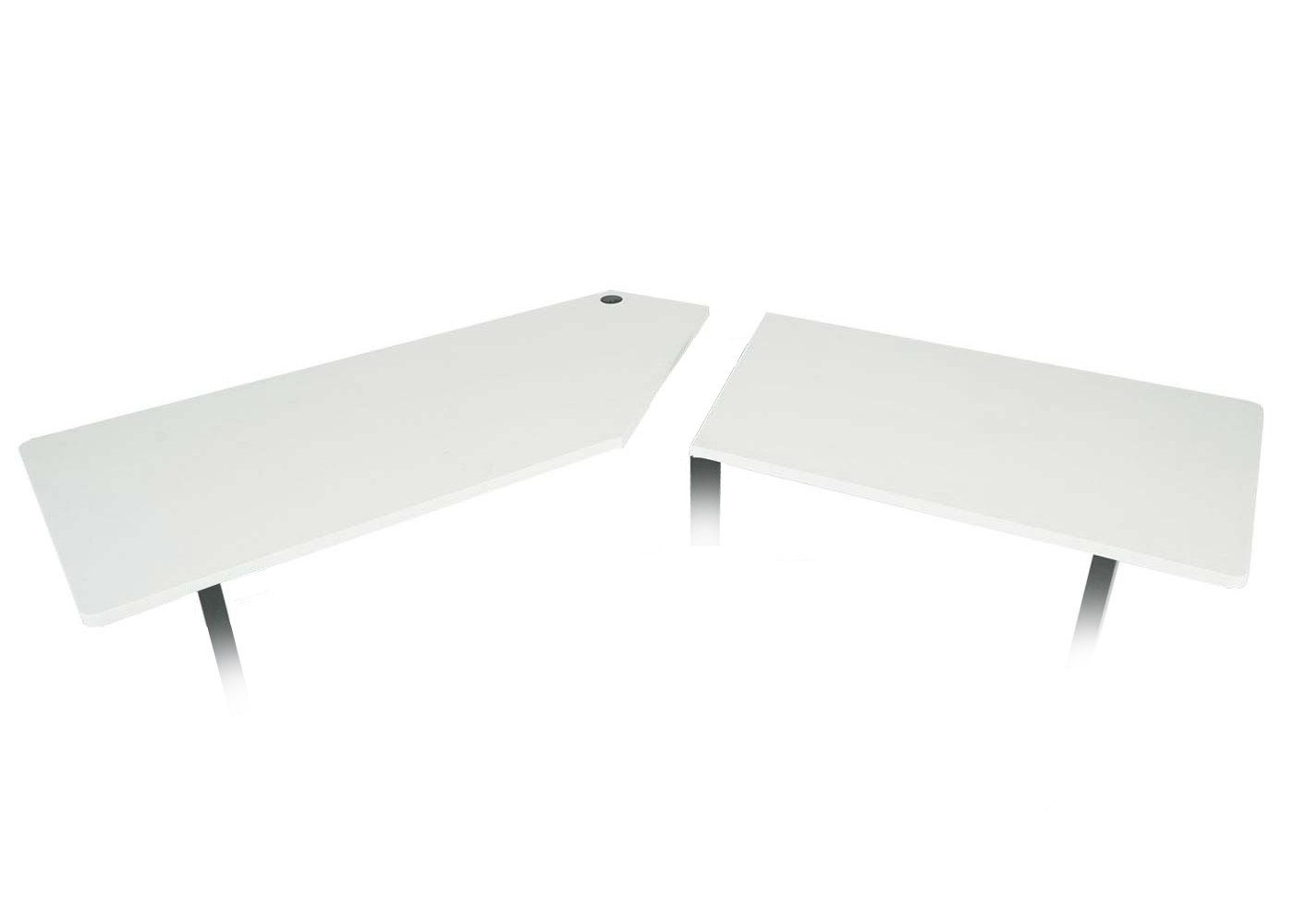 MCW Eck-Schreibtische, für Gestelle weiß Schreibtischplatte verschiedene MCW-D40-T3, für geeignet