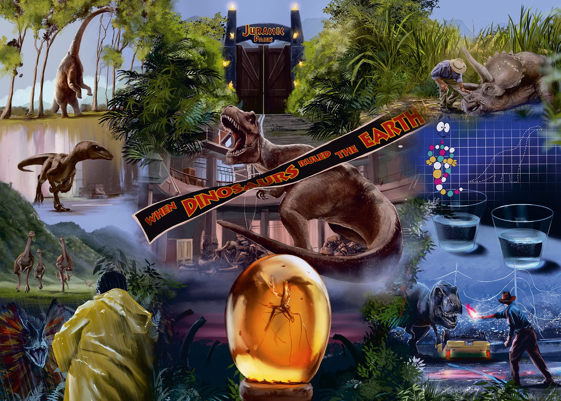 Ravensburger Puzzle Artist Collection, Jurassic Park, günstig online kaufen