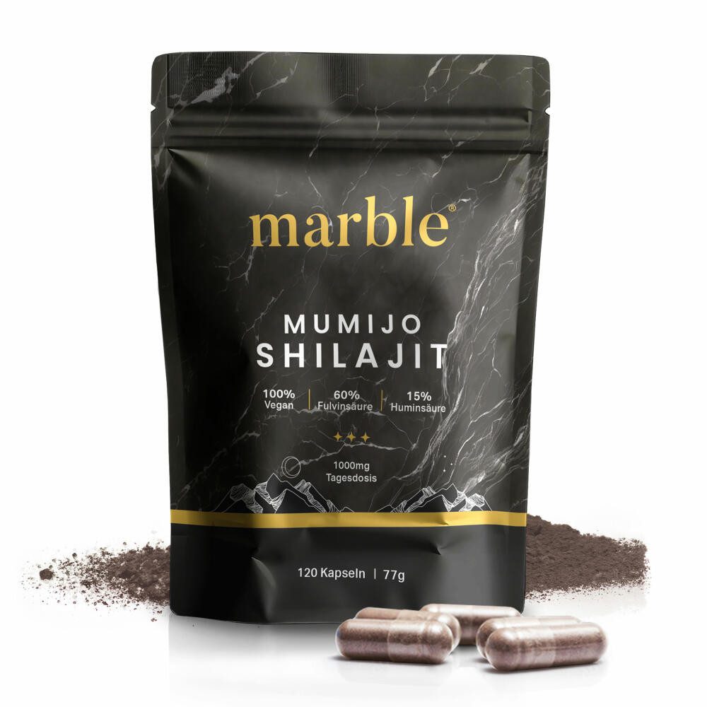 Marble Mumijo Shilajit, 120 Kapseln Kapseln, 120 St., 77 g