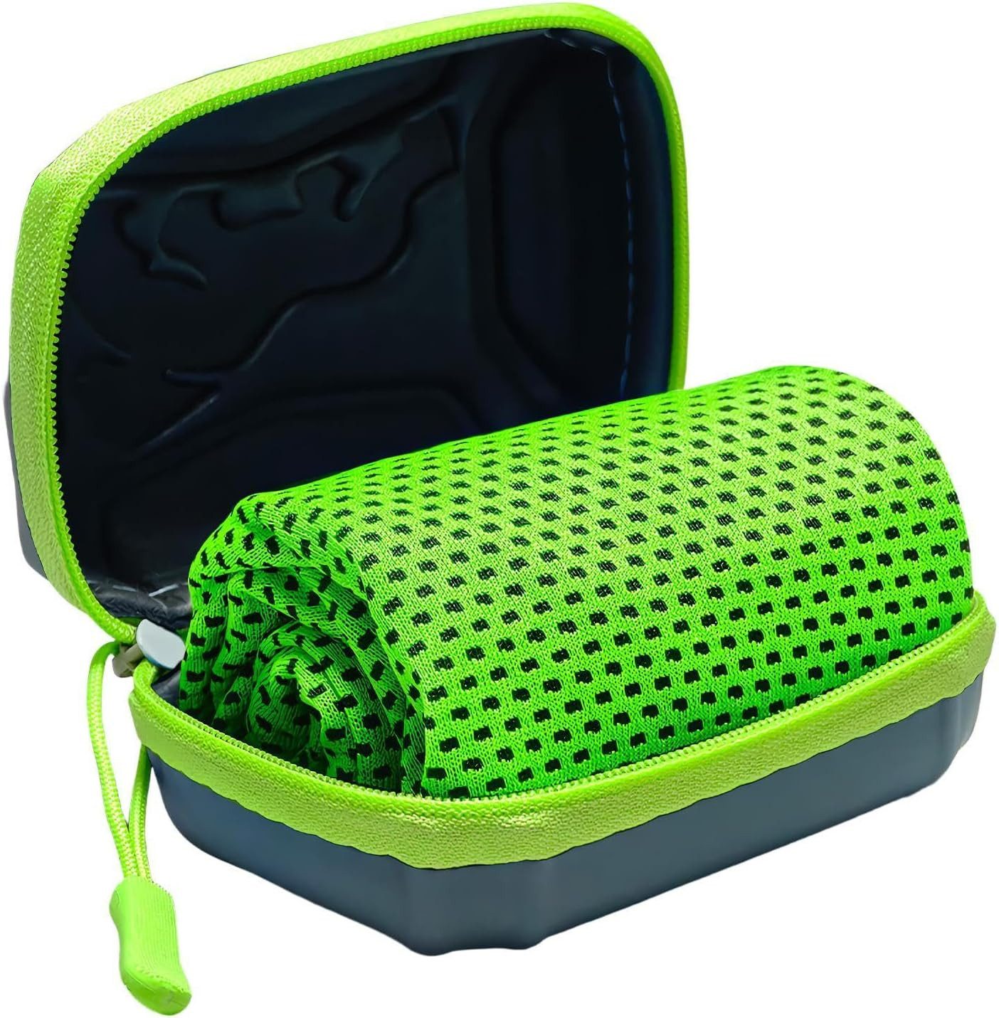 Diwzbyn Sporthandtuch Kühltuch Mit Aufbewahrungsbox, 30x80 Cm Kühlendes Handtuch, (1-St)