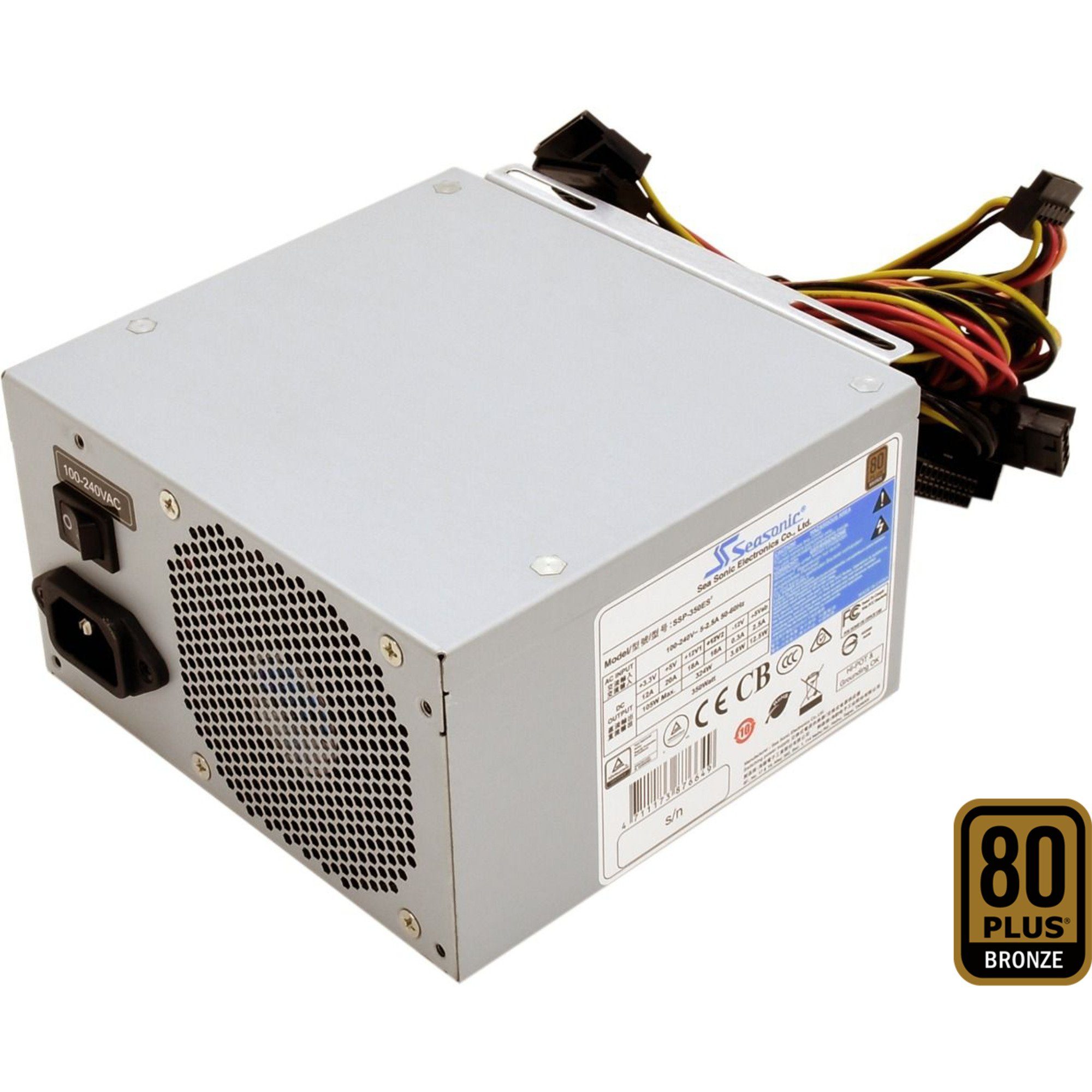 Seasonic Seasonic SSP-600ET2 Bulk 600W, PC-Netzteil PC-Netzteil (80 PLUS Bronze)