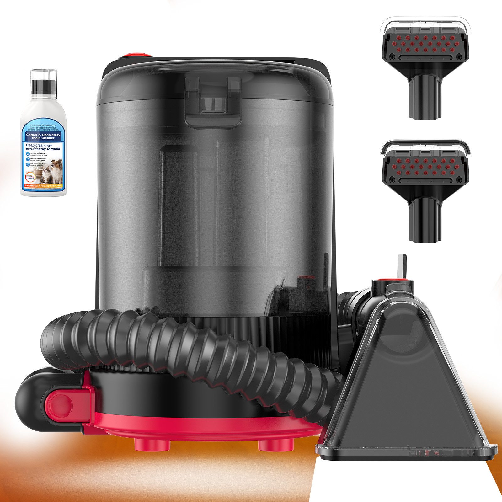 VacniQ Teppichreinigungsgerät 25Kpa Waschsauger, Nasssauger, Teppichreiniger, 500 W, Geeignet für Sofas,Teppiche,Auto,Matratzen, mit Reinigungsmittel