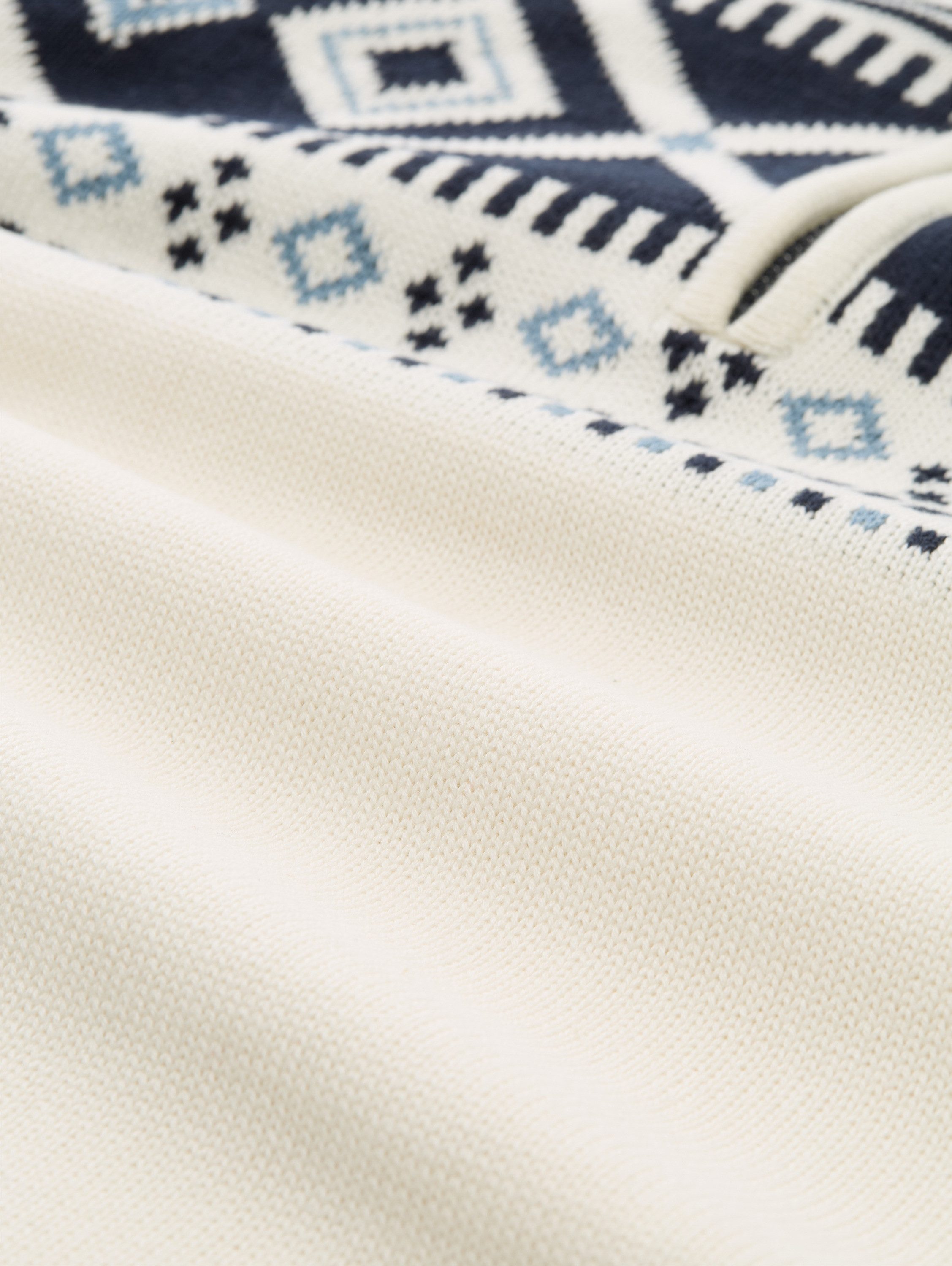 TOM TAILOR Strickpullover Pullover & Strickjacken Fair-Isle Troyer Strickpullover