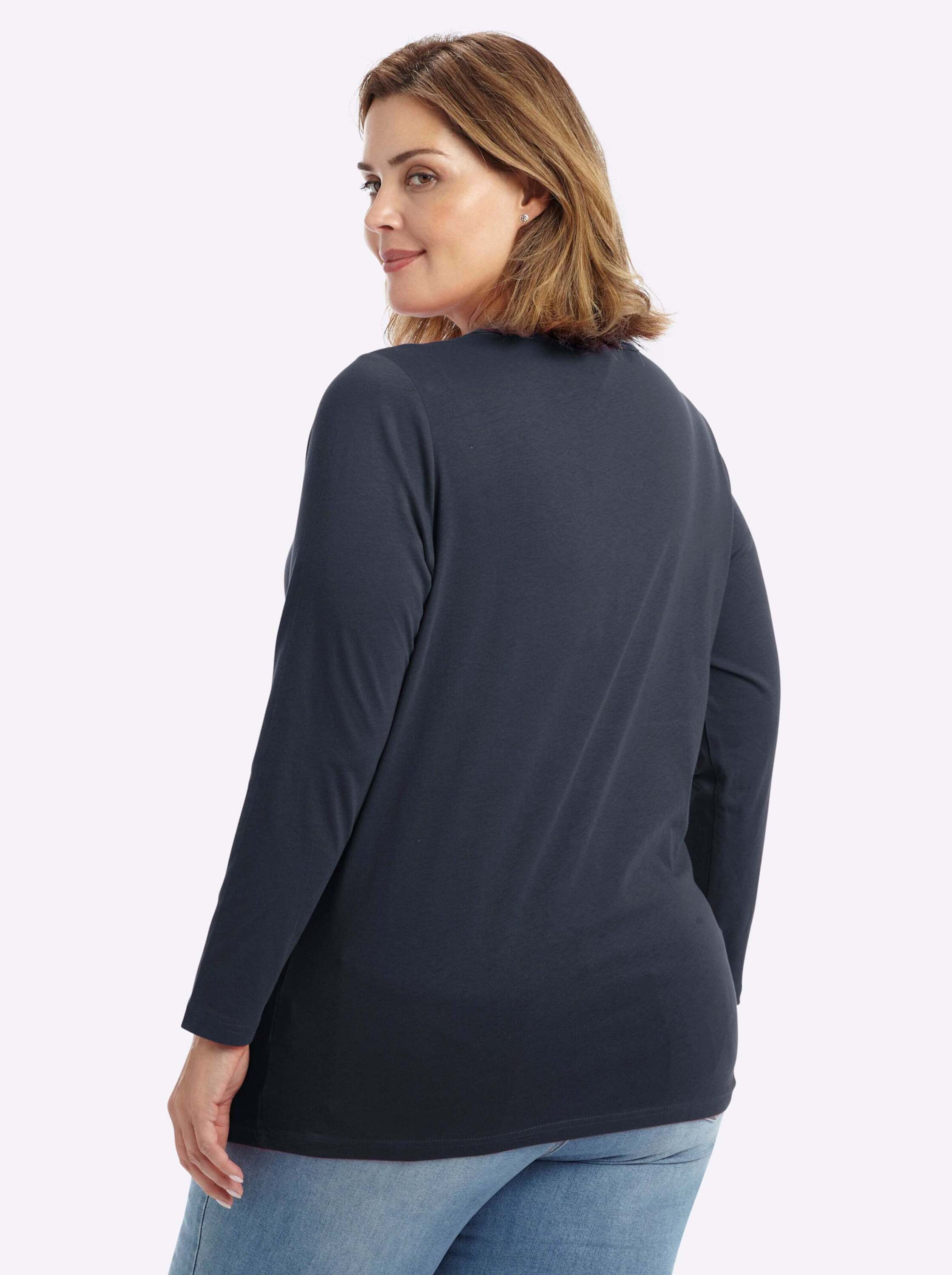 Sieh an! T-Shirt Shirt Langarm