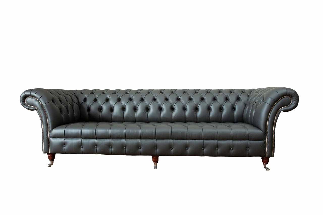 JVmoebel Chesterfield-Sofa, Sofa Chesterfield Klassisch Design Wohnzimmer Sofas Couch 4 Sitzer