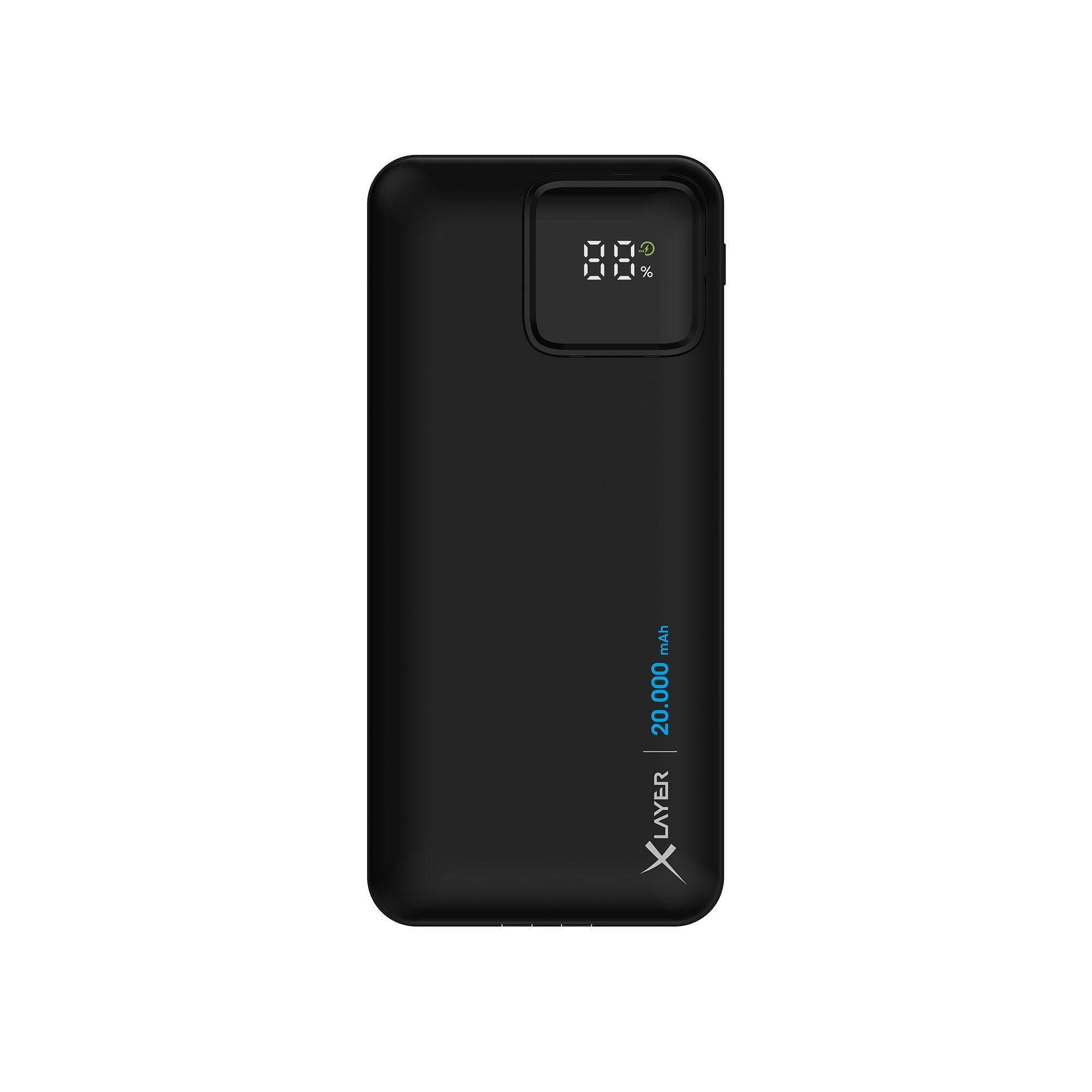 XLAYER Powerbank PD 20W 20.000 mAh integrierte Kabel USB-C und Lightning Powerbank