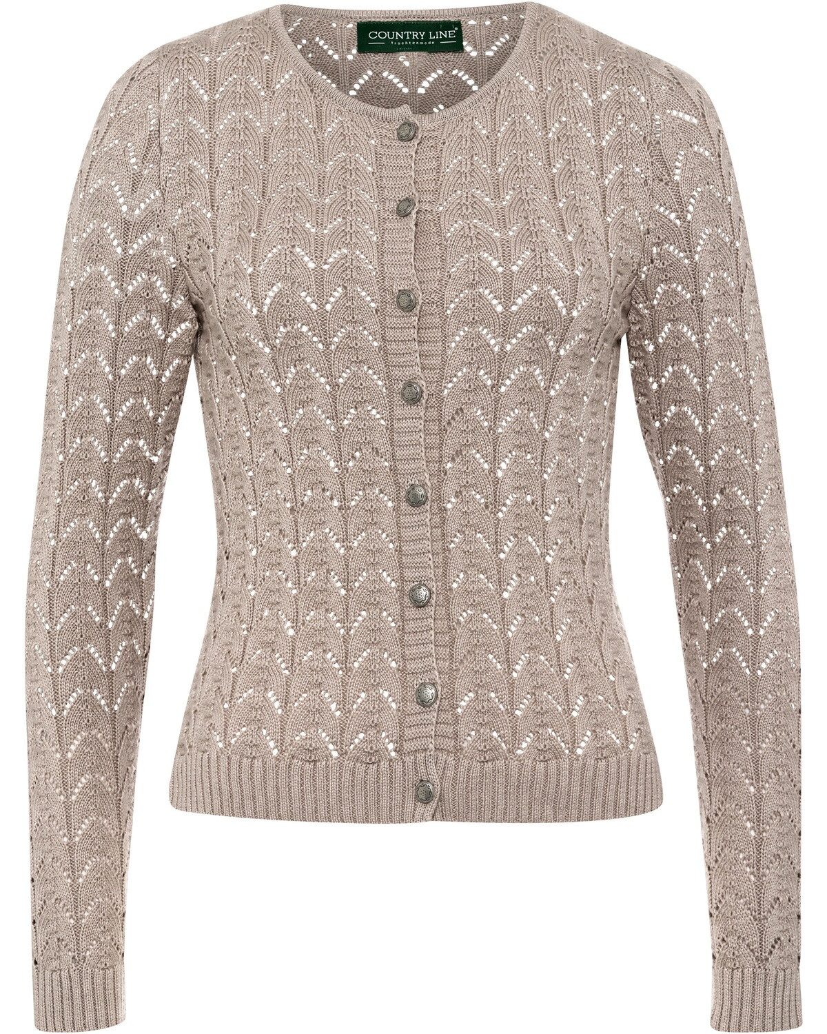 Country Line Trachtenjacke Ajour-Strickjacke günstig online kaufen