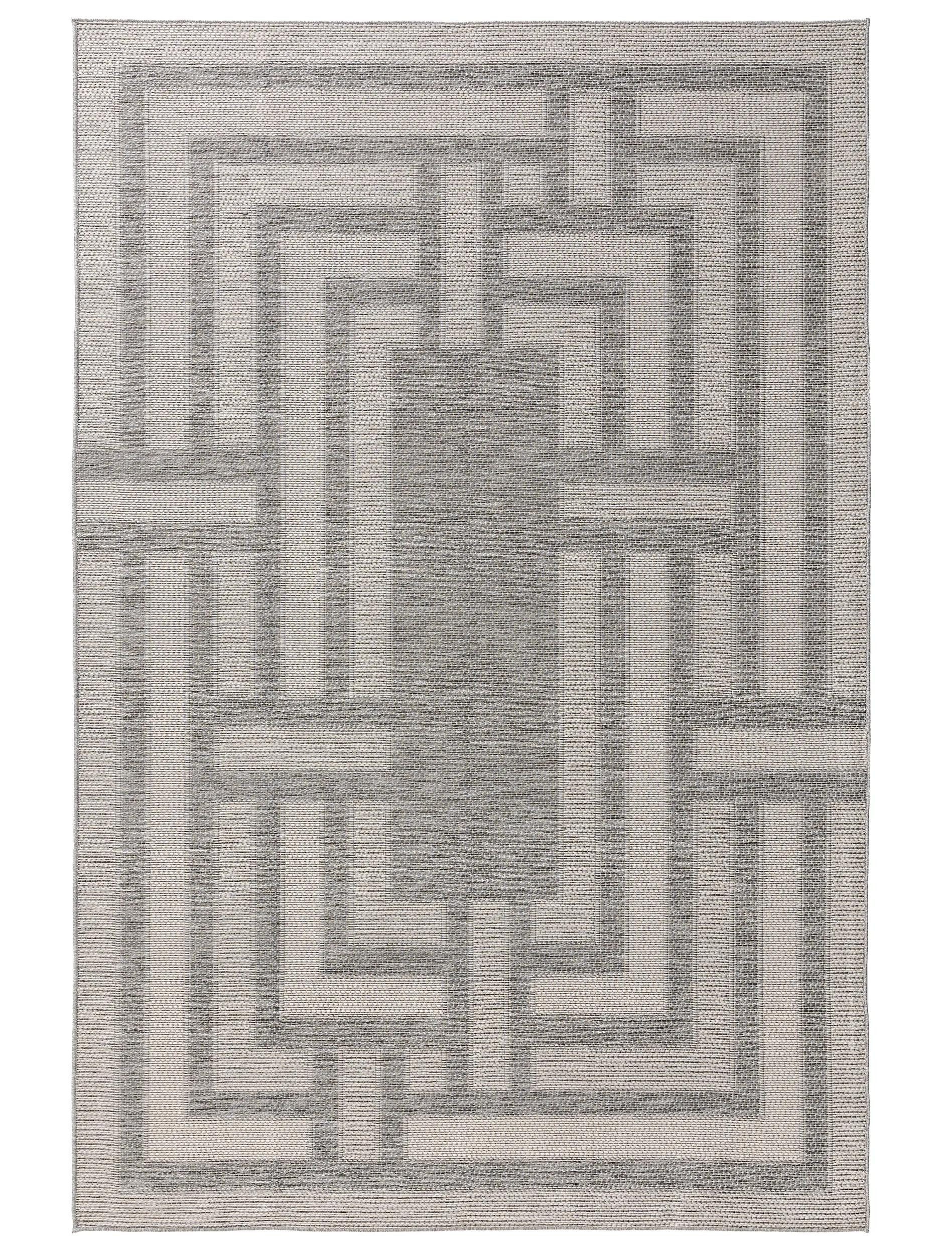 benuta Outdoorteppich Bronco, rechteckig, Höhe: 5 mm, Kunstfaser, Berber, Ethno-Style, Wohnzimmer