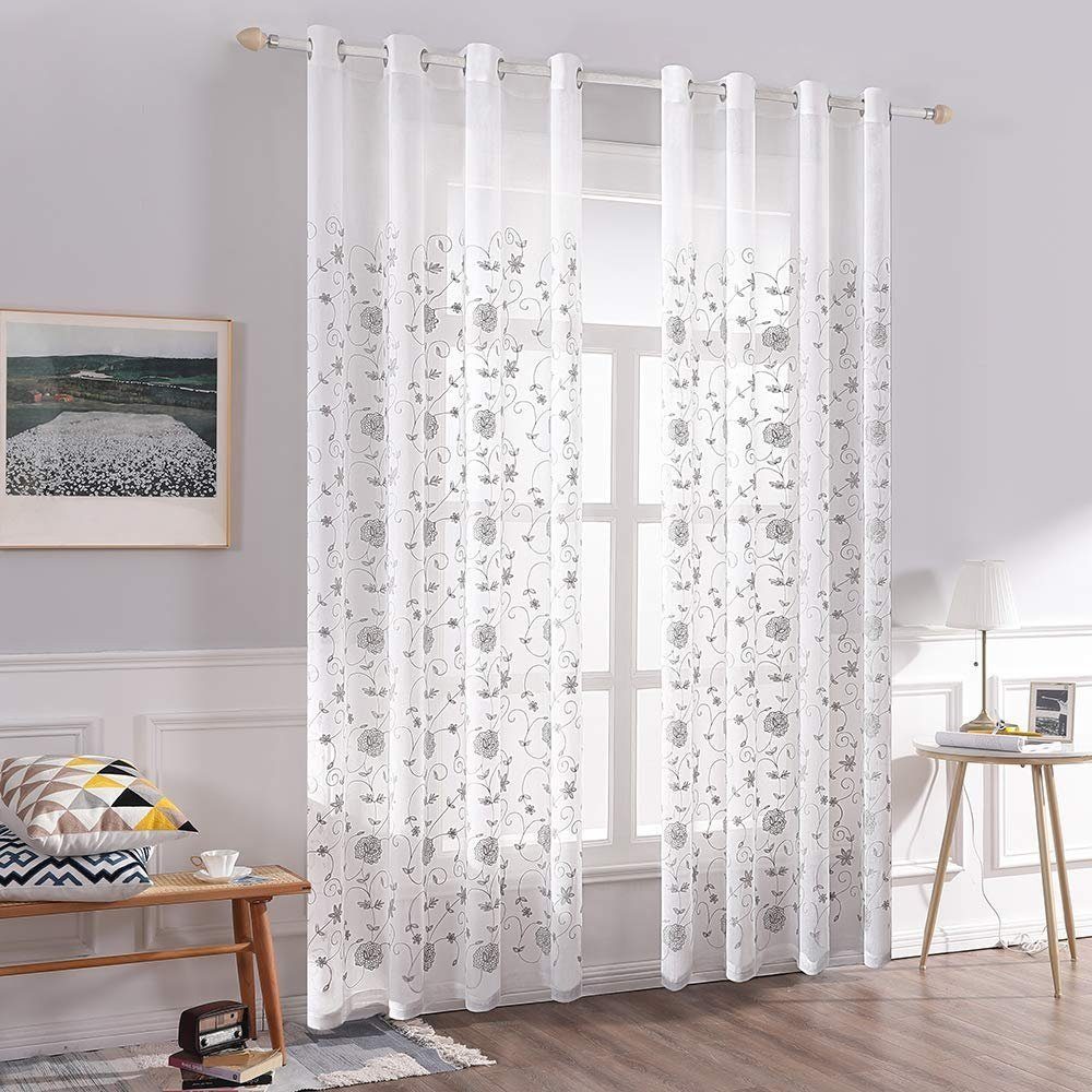 BYSURE Gardine, Ösen (2 St), transparent, günstig online kaufen