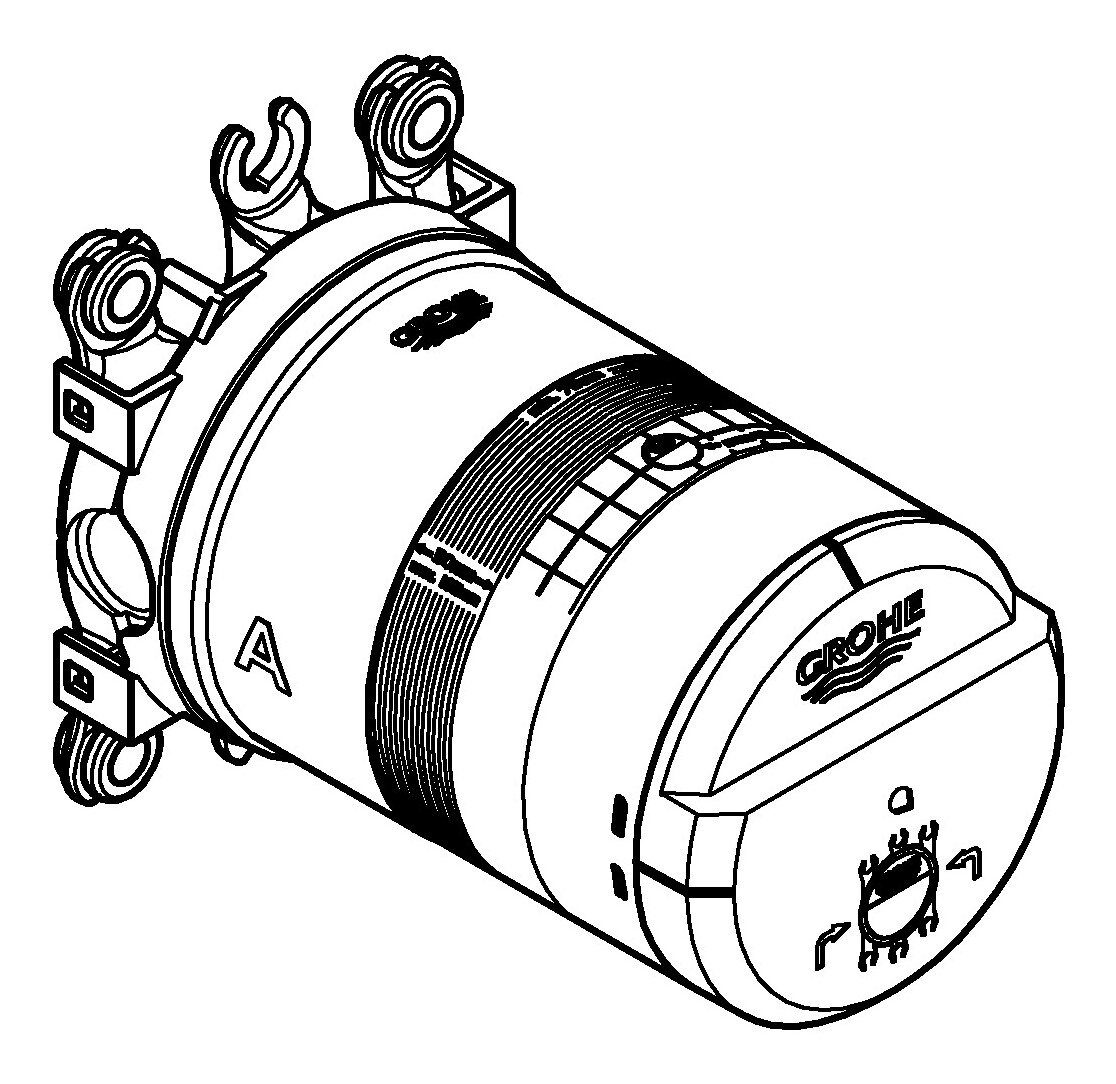 Grohe Unterputz-Einbaukörper Rainshower SmartBox für Kopfbrause
