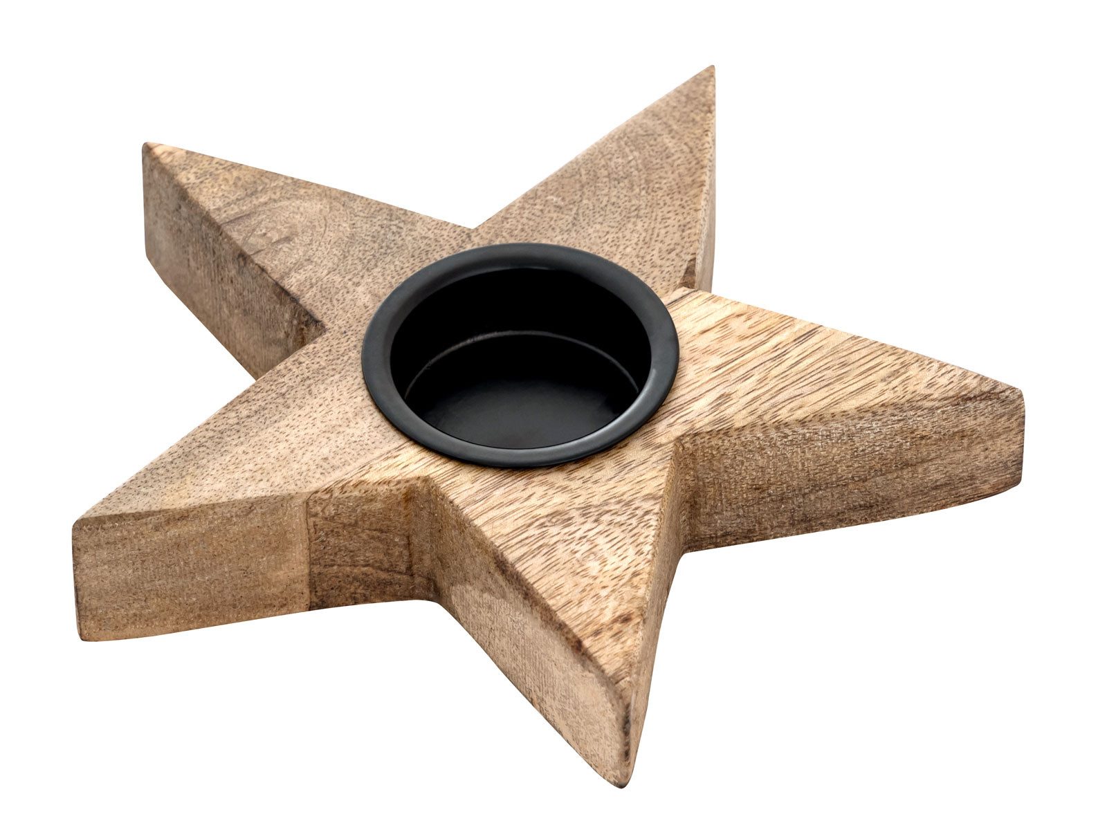 Amagohome Teelichthalter Teelichthalter 3er Set Kerzenständer Teelichter 15x15cm Sterne Kerzenh
