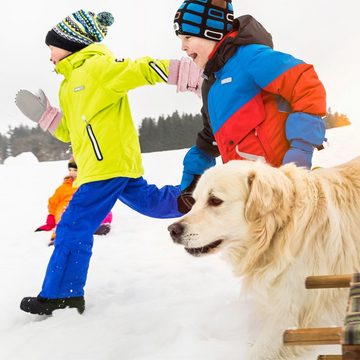 GelldG Skihandschuhe Kinder Ski Fausthandschuhe, Fäustlinge, Schnee-/ Winterhandschuhe