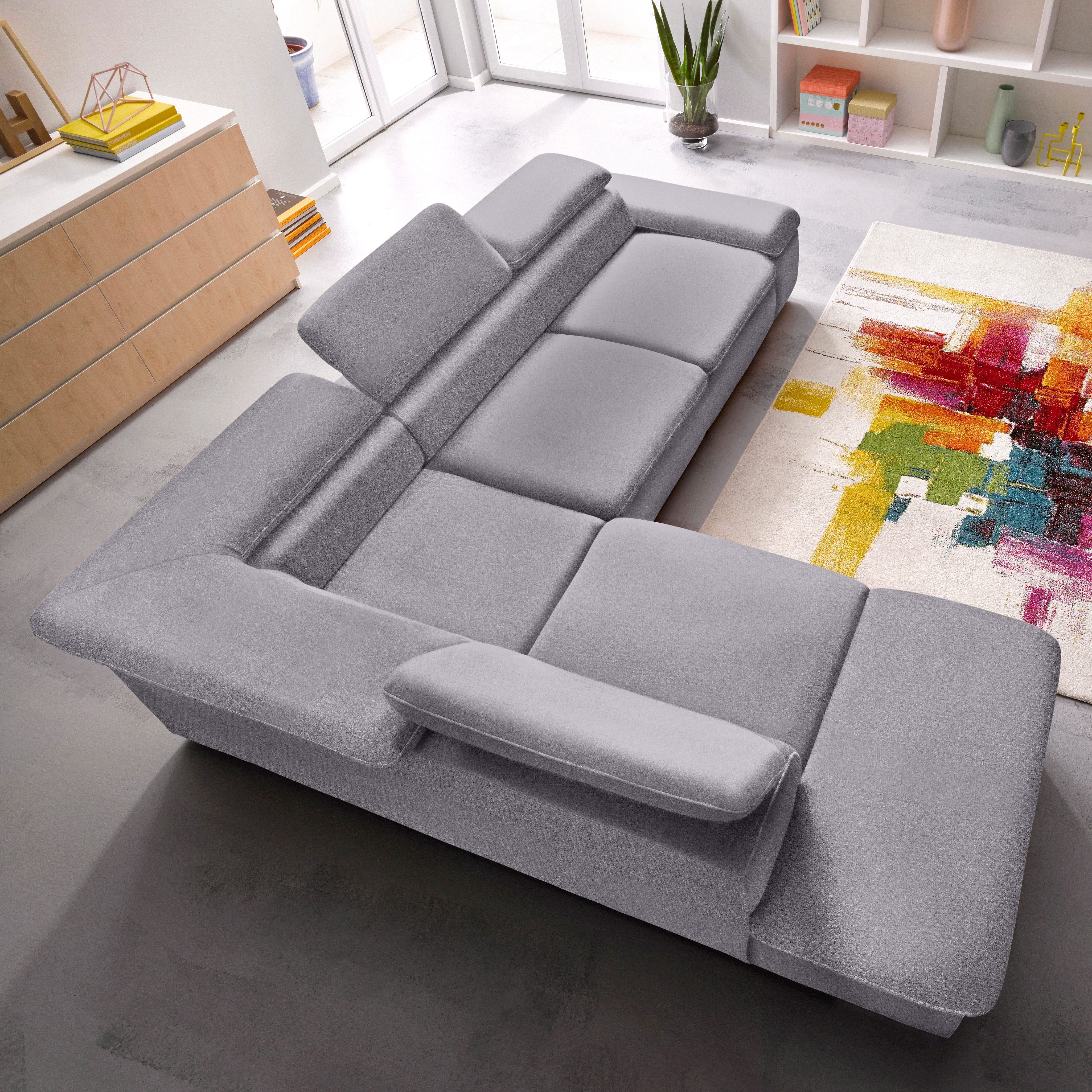 sit&more Ecksofa Alcatraz L-Form, wahlweise mit Bettfunktion