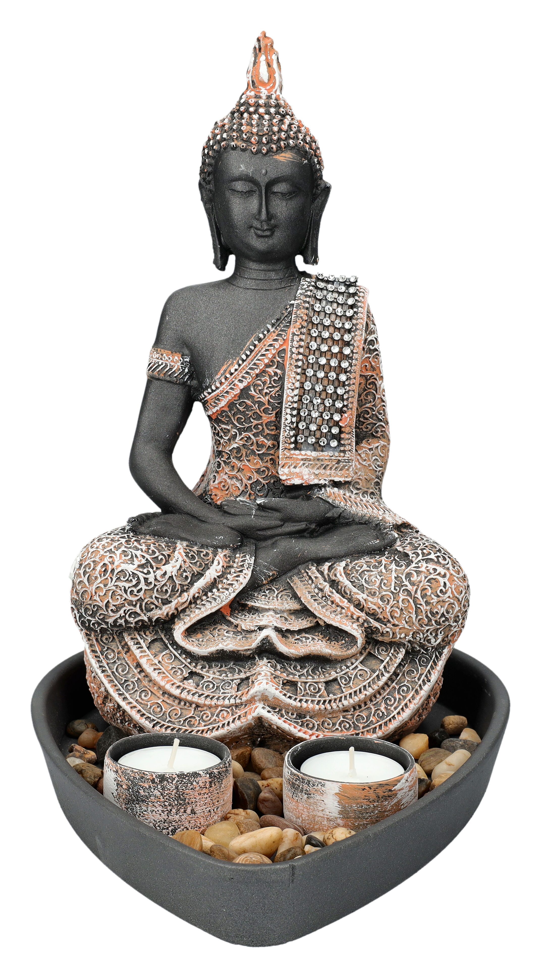 Figuren Shop GmbH Teelichthalter Buddha Figur günstig online kaufen