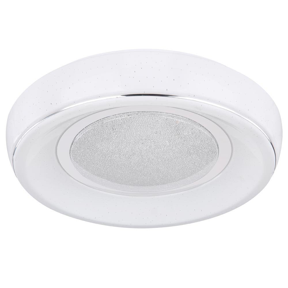 GLOBO LIGHTING LED Deckenleuchte, LED-Leuchtmittel fest verbaut, Warmweiß, Neutralweiß, Tageslichtweiß, LED Deckenleuchte dimmbar mit Fernbedienung