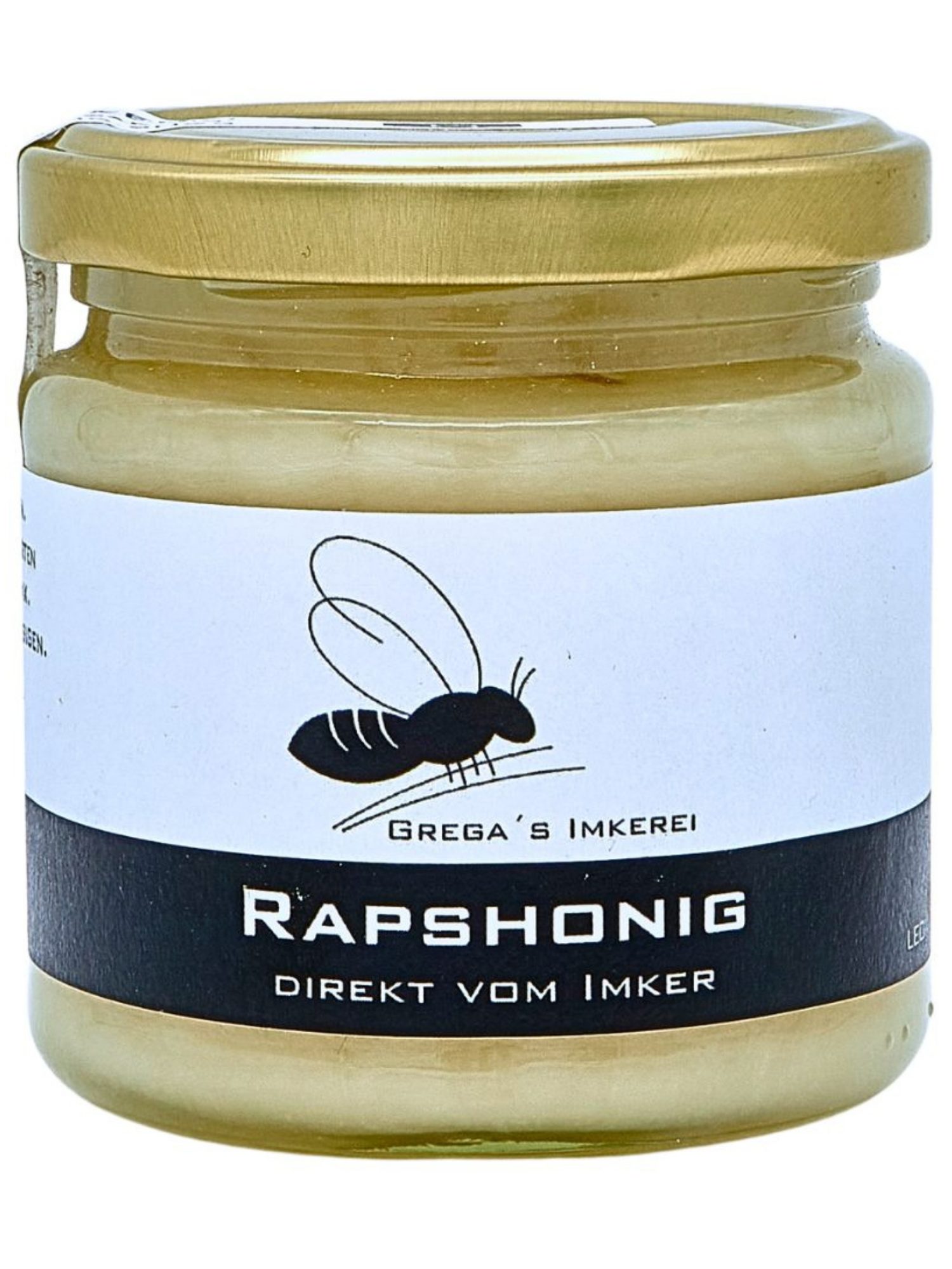 Grega´s Imkerei Honig Deutscher Raps Honig, 1 x 250 g, (Streichzarter Imkerhonig direkt vom Imker, Regionaler Honig aus Deutschland NRW), fein cremiger milder deutscher Rapshonig direkt vom Imker