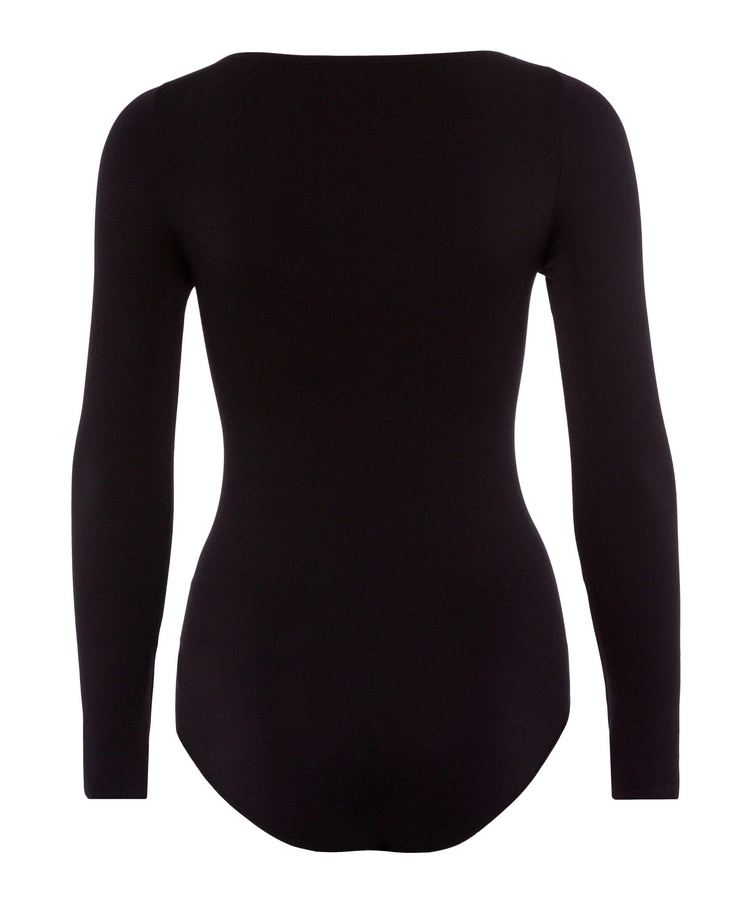 FALKE Body Fine Cotton Body rundum nahtlos (1-tlg) rundum nahtlos