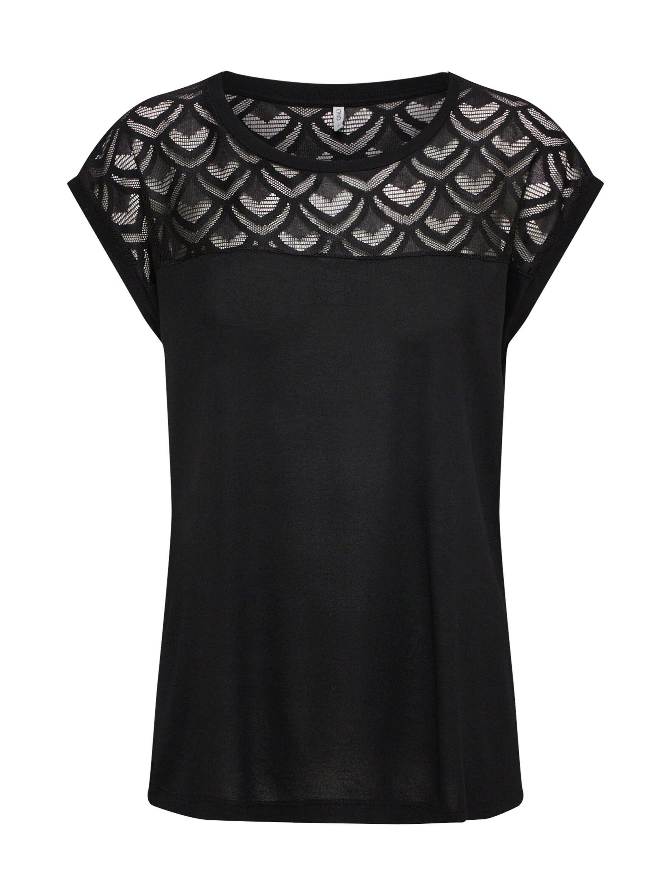 ONLY T-Shirt (1-tlg) Spitze günstig online kaufen