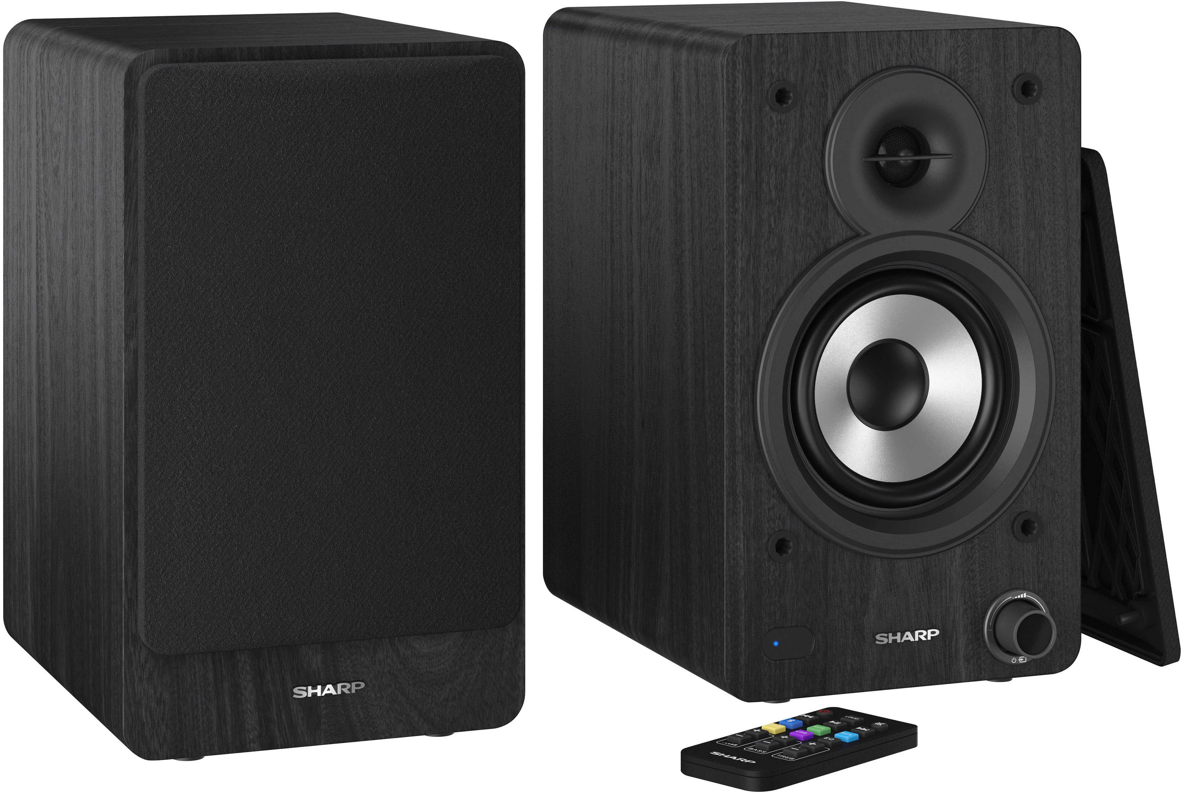 Sharp Regalboxen Lautsprecher 2.0 (Bluetooth, 60 W)
