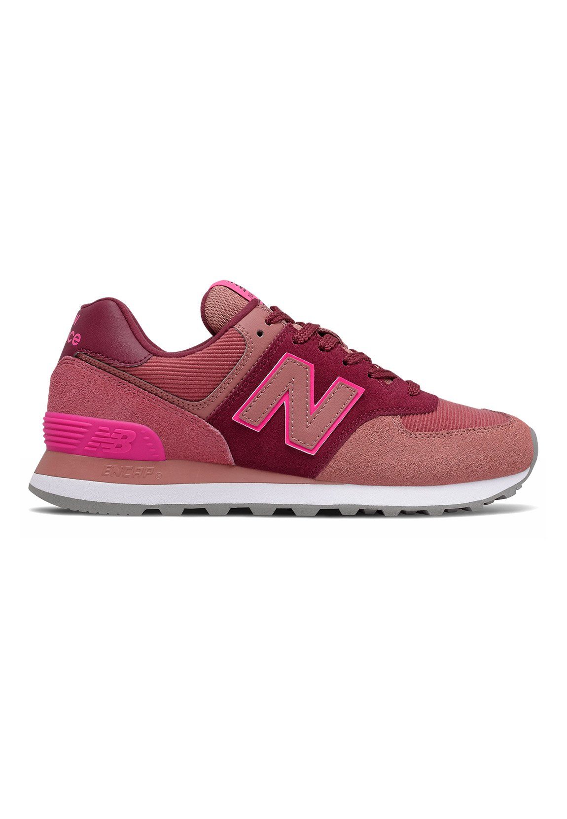 New Balance New Balance Damen Sneaker WL574WH2 Burgundy Bordeaux Pink  Sneaker