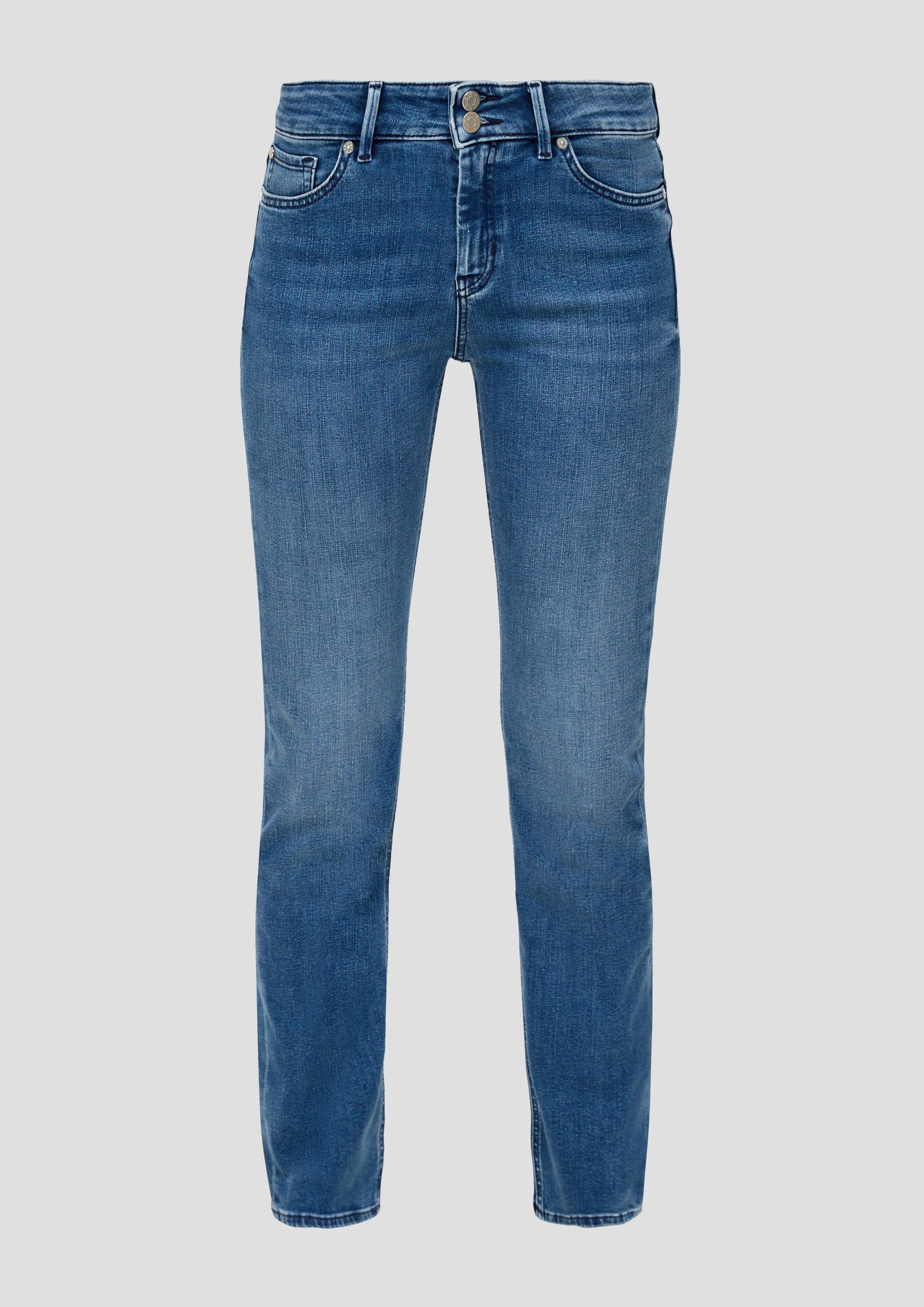 Mid Jeans s.Oliver Regular Leg 5-Pocket-Jeans / Straight Rise Fit / / Karolin