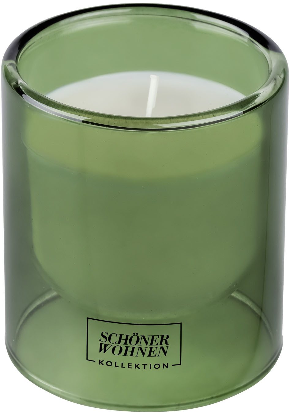 SCHÖNER WOHNEN-Kollektion Duftkerze »Basil S« (1-tlg), im Glas, würziger & lebendiger Duft, Brenndauer 20 - 25 Stunden