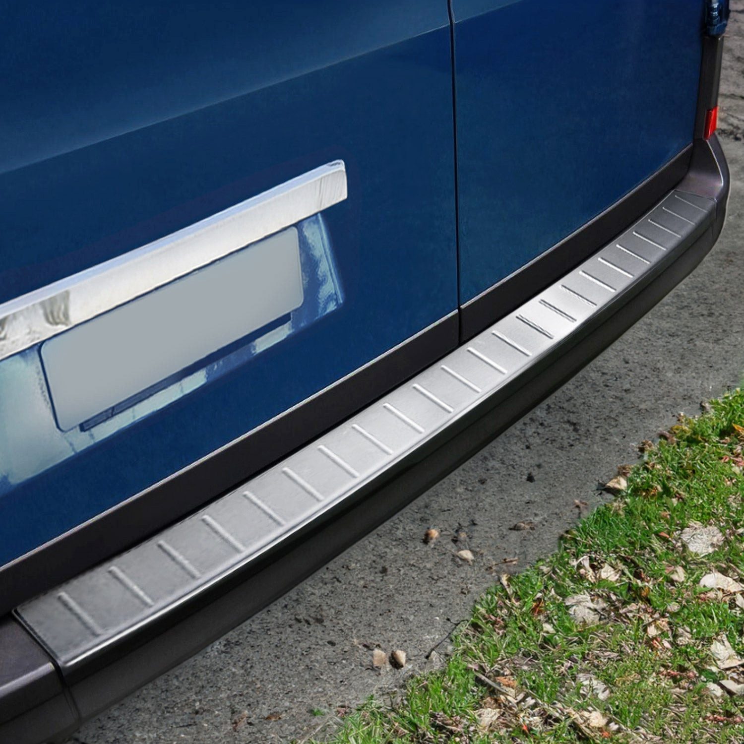 OMAC Ladekantenschutz Stoßstangenschutz für MAN TGE 2017-2025 Edelstahl Gebürstet, Zubehör für MAN TGE 2017-2025, Langlebig,Einfache Reinigung,Einfache Installation,Rostbeständig