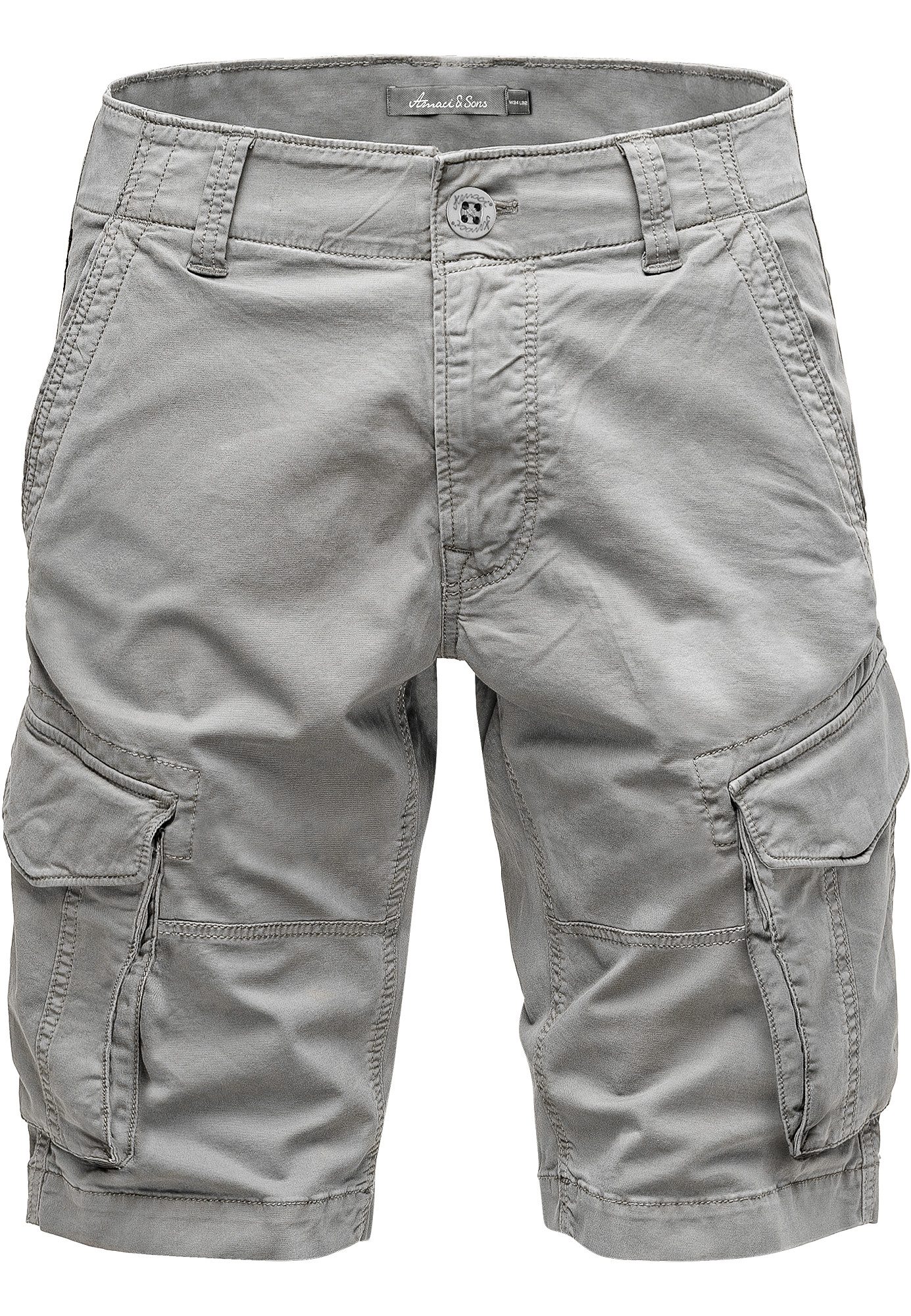 Amaci&Sons Cargoshorts RIVERLEA Cargoshorts Herren Bermuda Short Hose Regular Fit