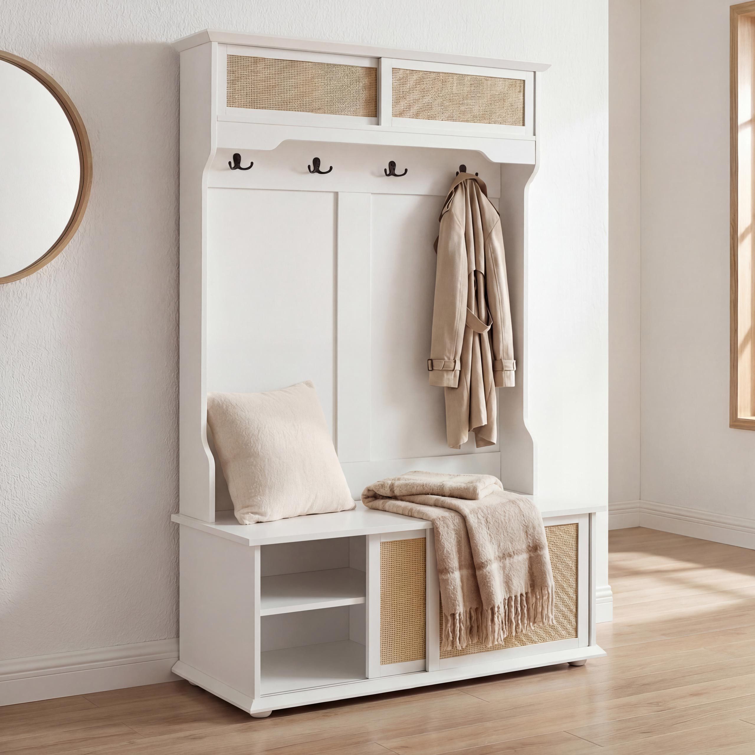 MCW Garderobe MCW-P25, Mit Fußbodenschonern