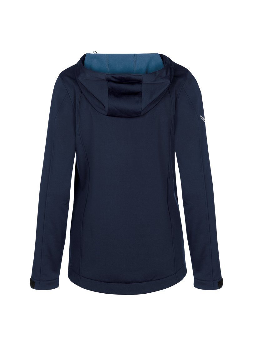 Trigema Softshelljacke TRIGEMA Taillierte Softshell–Kapuzenjacke (1-St)