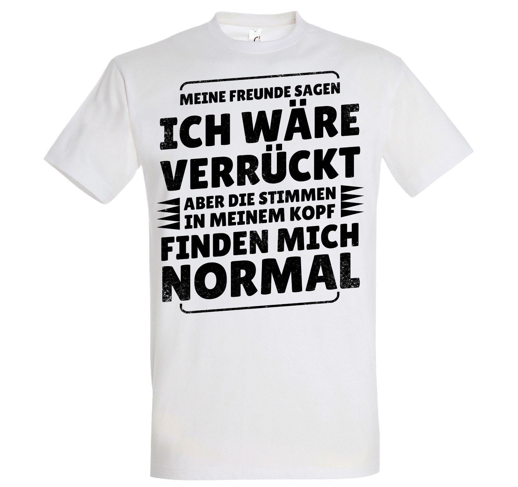 Youth Designz Print-Shirt Verrückt Normal Herren günstig online kaufen