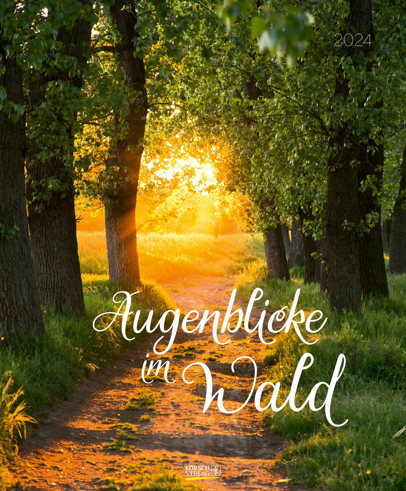 Korsch Verlag Naturkalender Korsch Verlag Kalender Augenblicke im Wald 2024