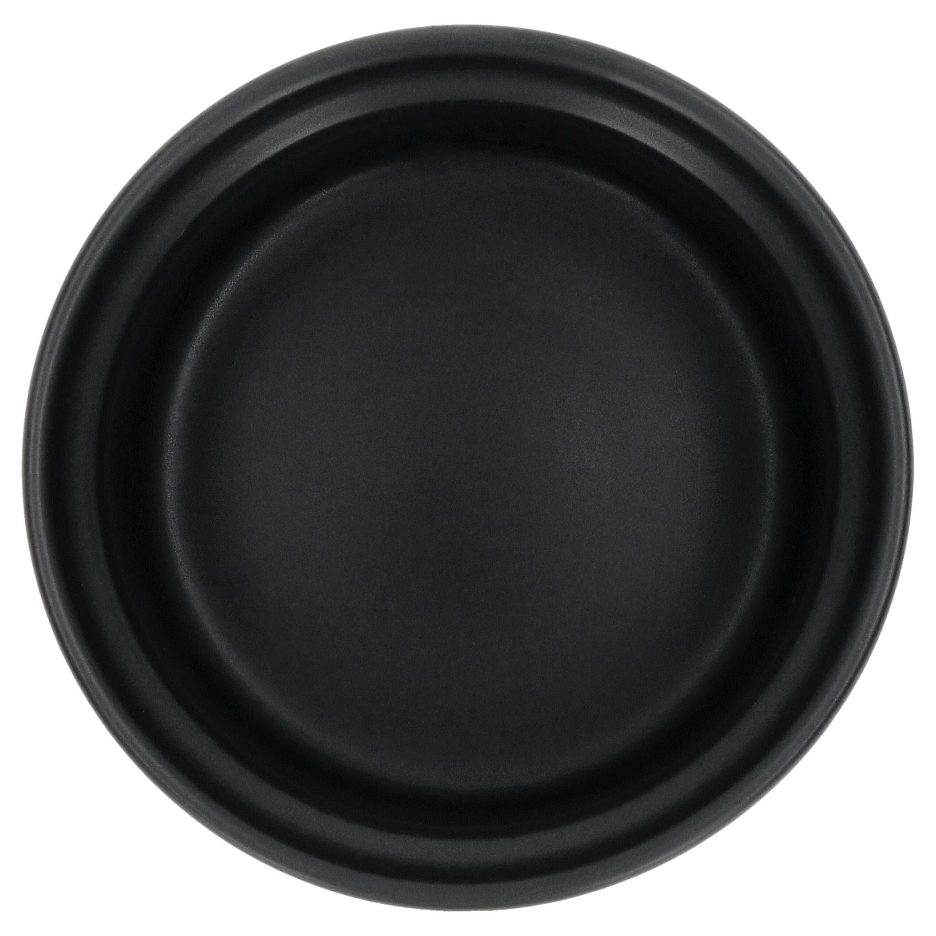 MamboCat Servierschale 8er Set Creme Brulee Schale NERO 9x5cm schwarz - 24302121, Steingut