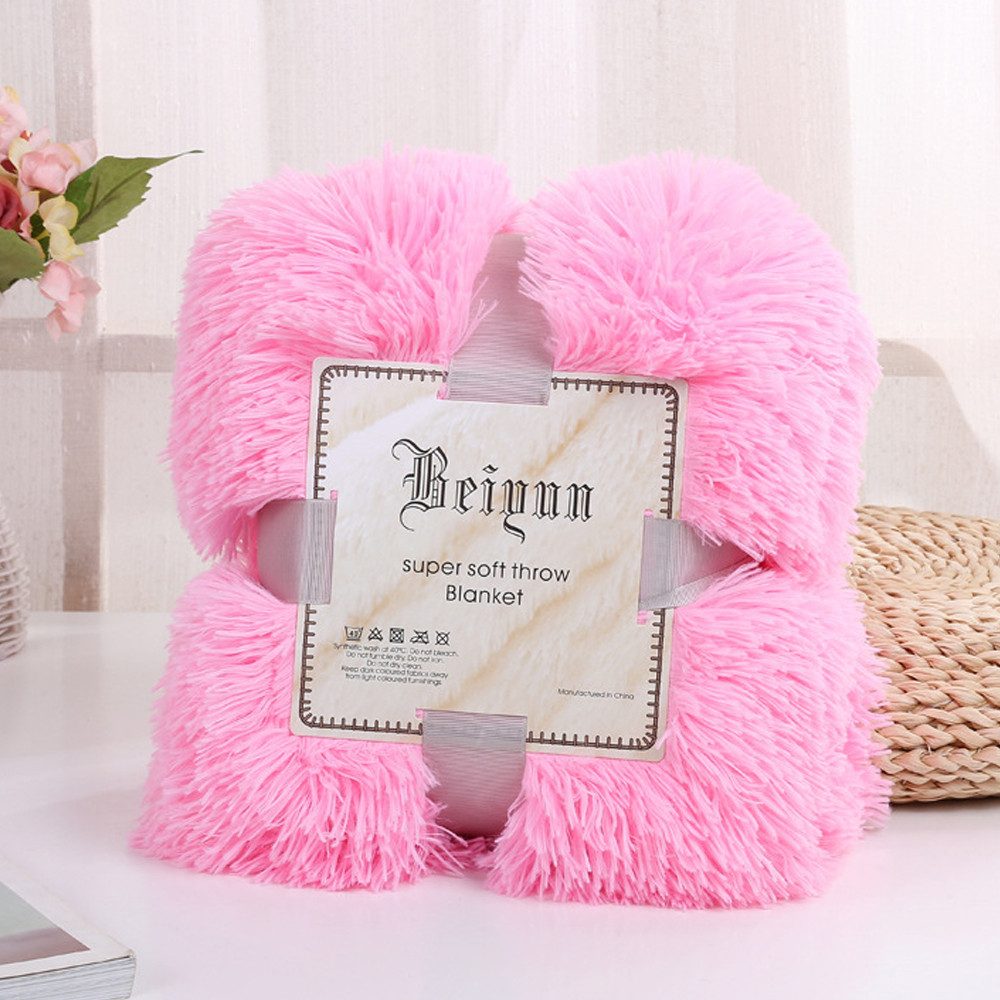 Wohndecke Kuscheldecke Flauschig,Ultraweiche Fleecedecke Leichte Warme Sofa günstig online kaufen