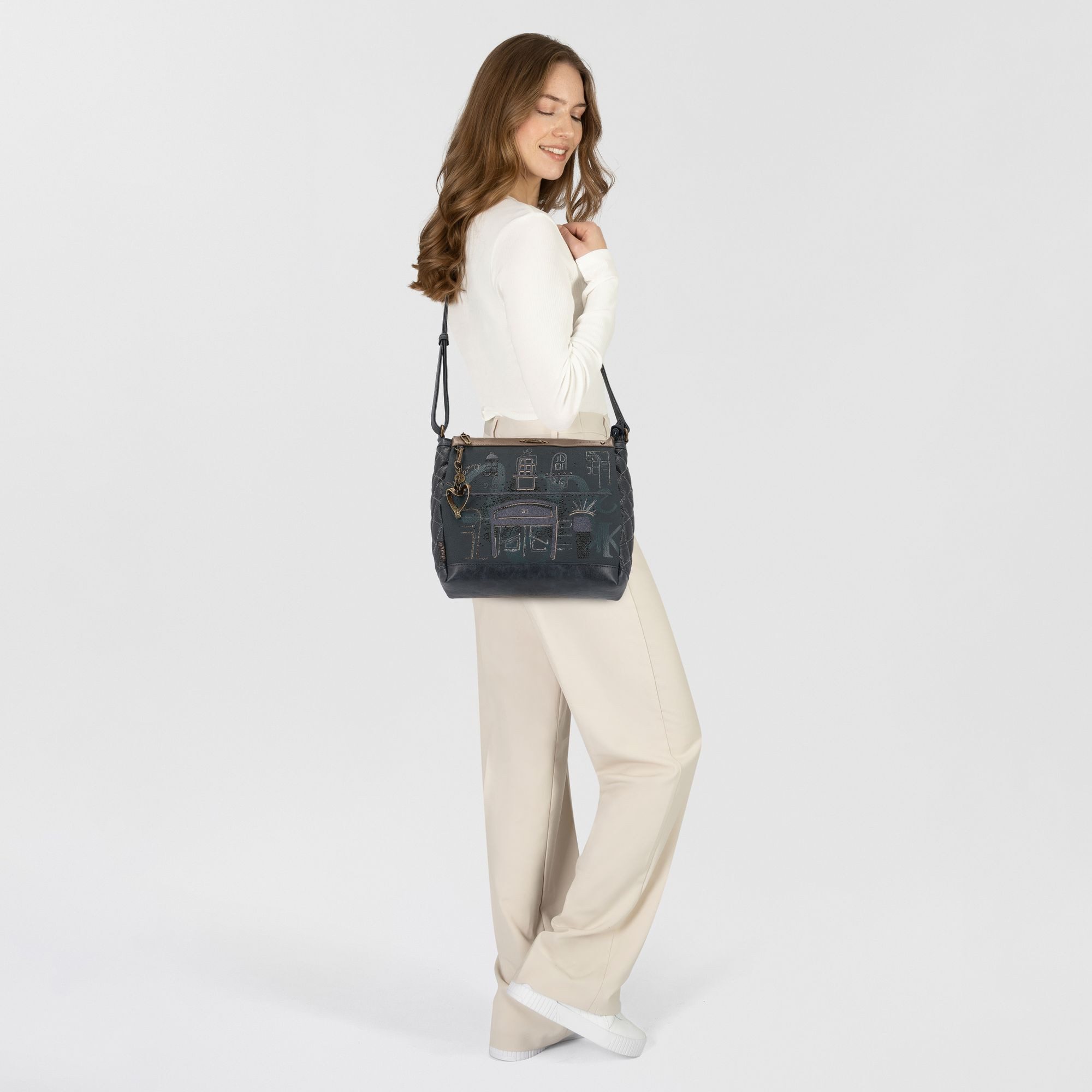 Anekke Schultertasche Boutique, Polyurethan günstig online kaufen