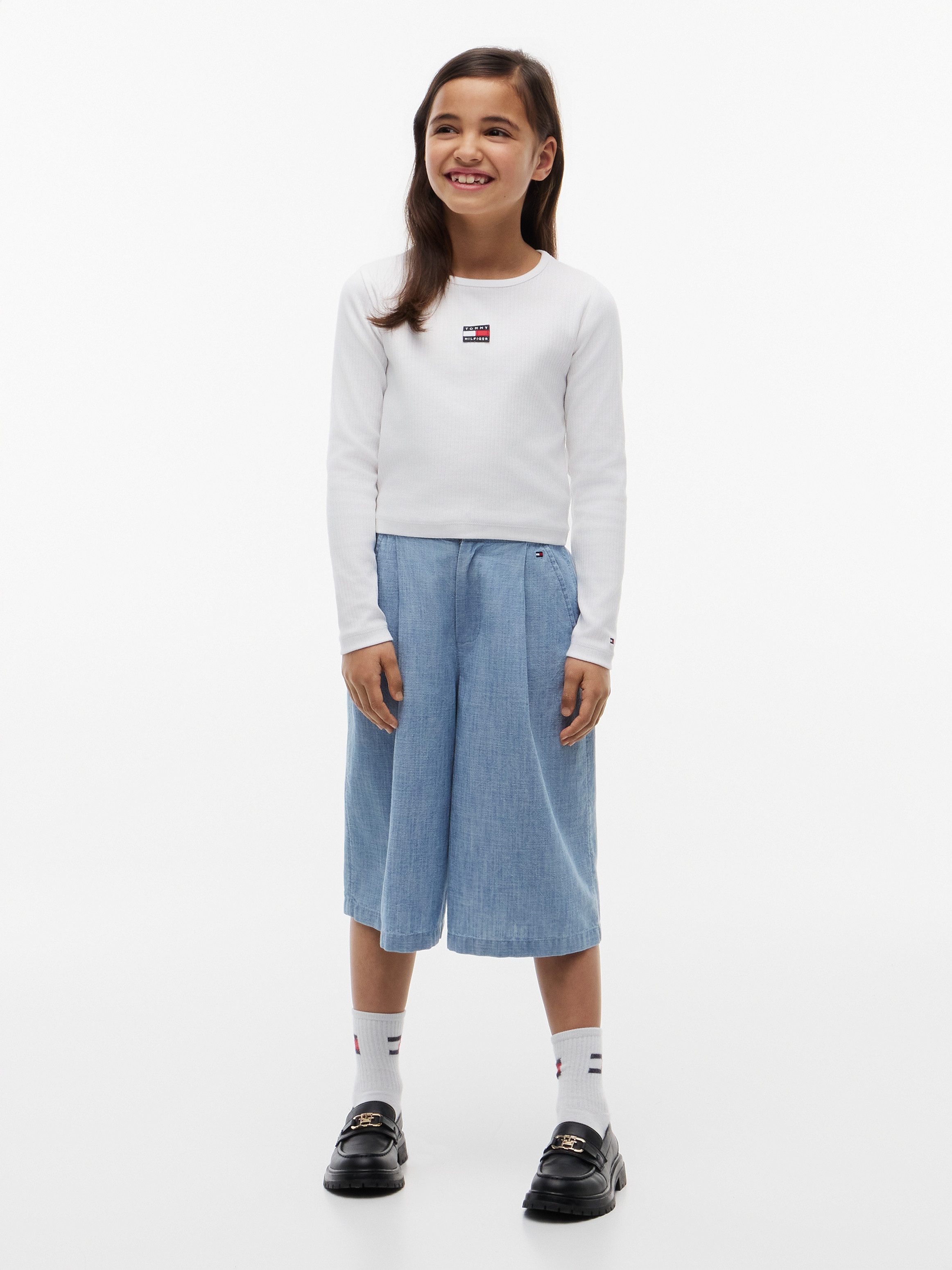 Tommy Hilfiger Langarmshirt Kinder bis 16 Jahre, mit Rundhalsausschnitt – Bild 4 von 5